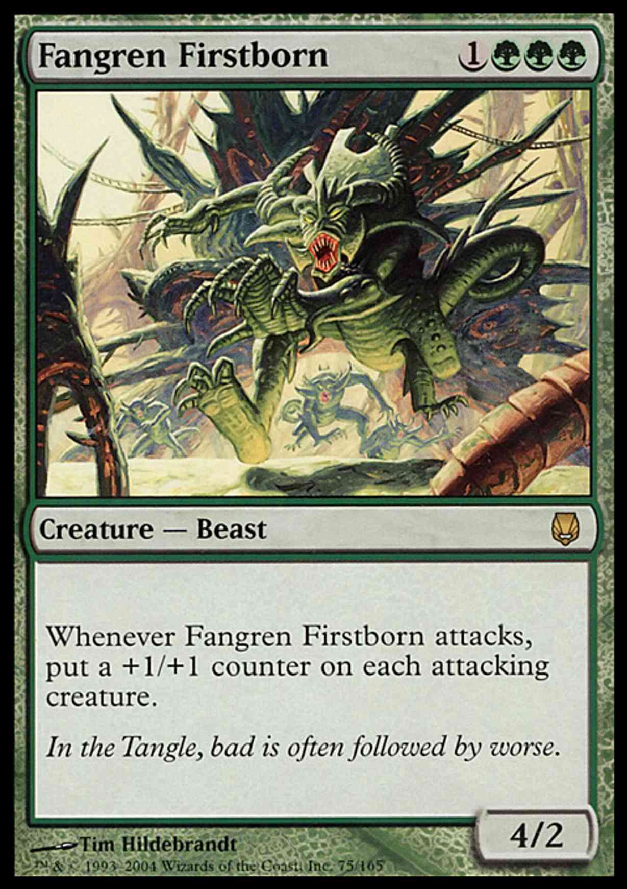 Fangren Firstborn magic card front