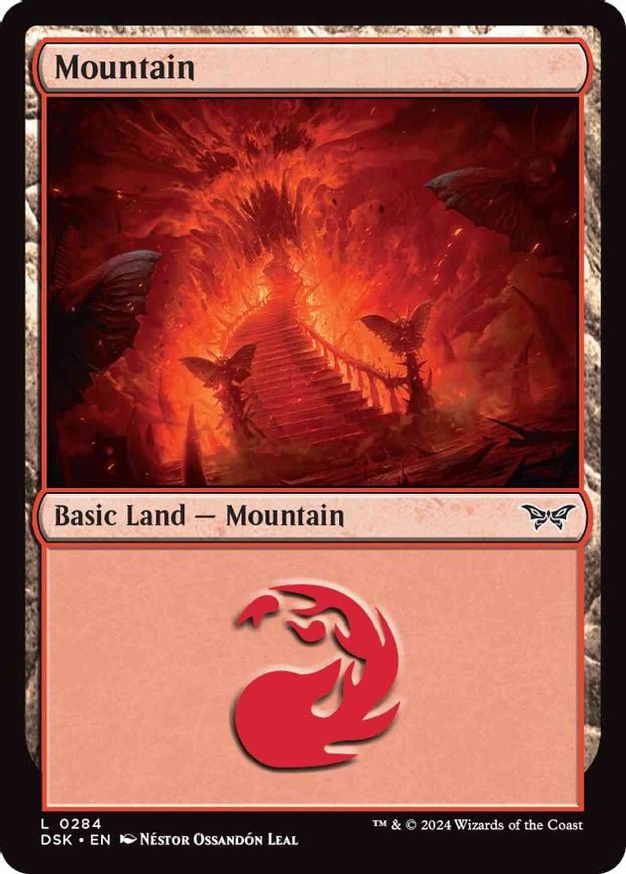 Mountain (0284) magic card front