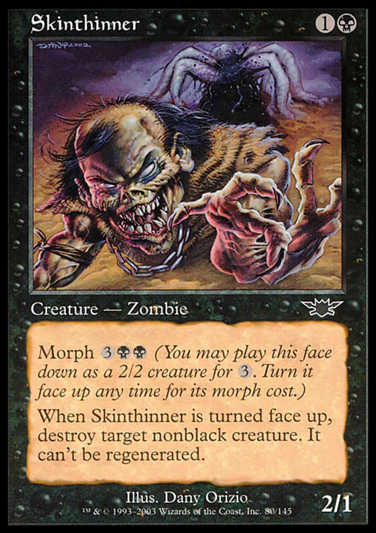 Skinthinner magic card front