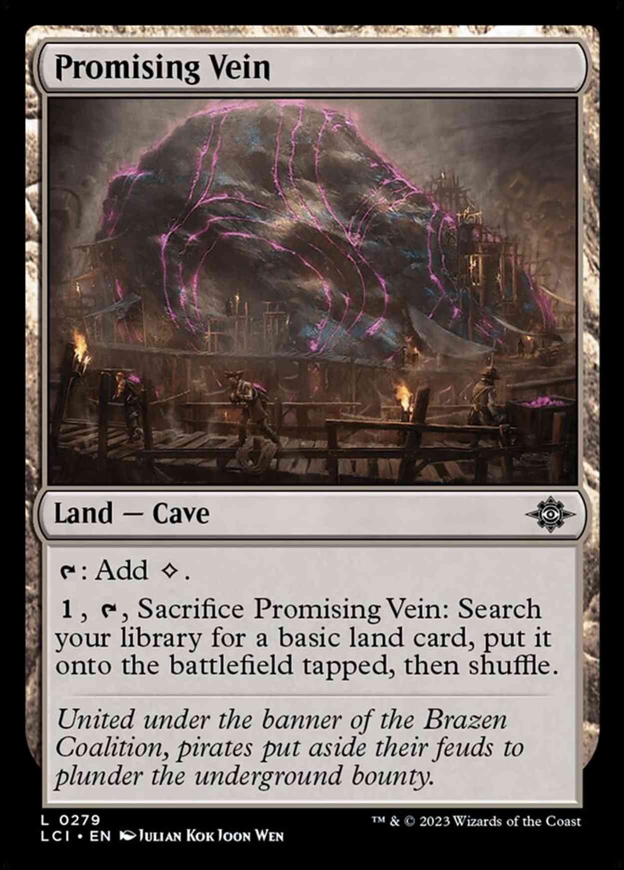 Promising Vein magic card front