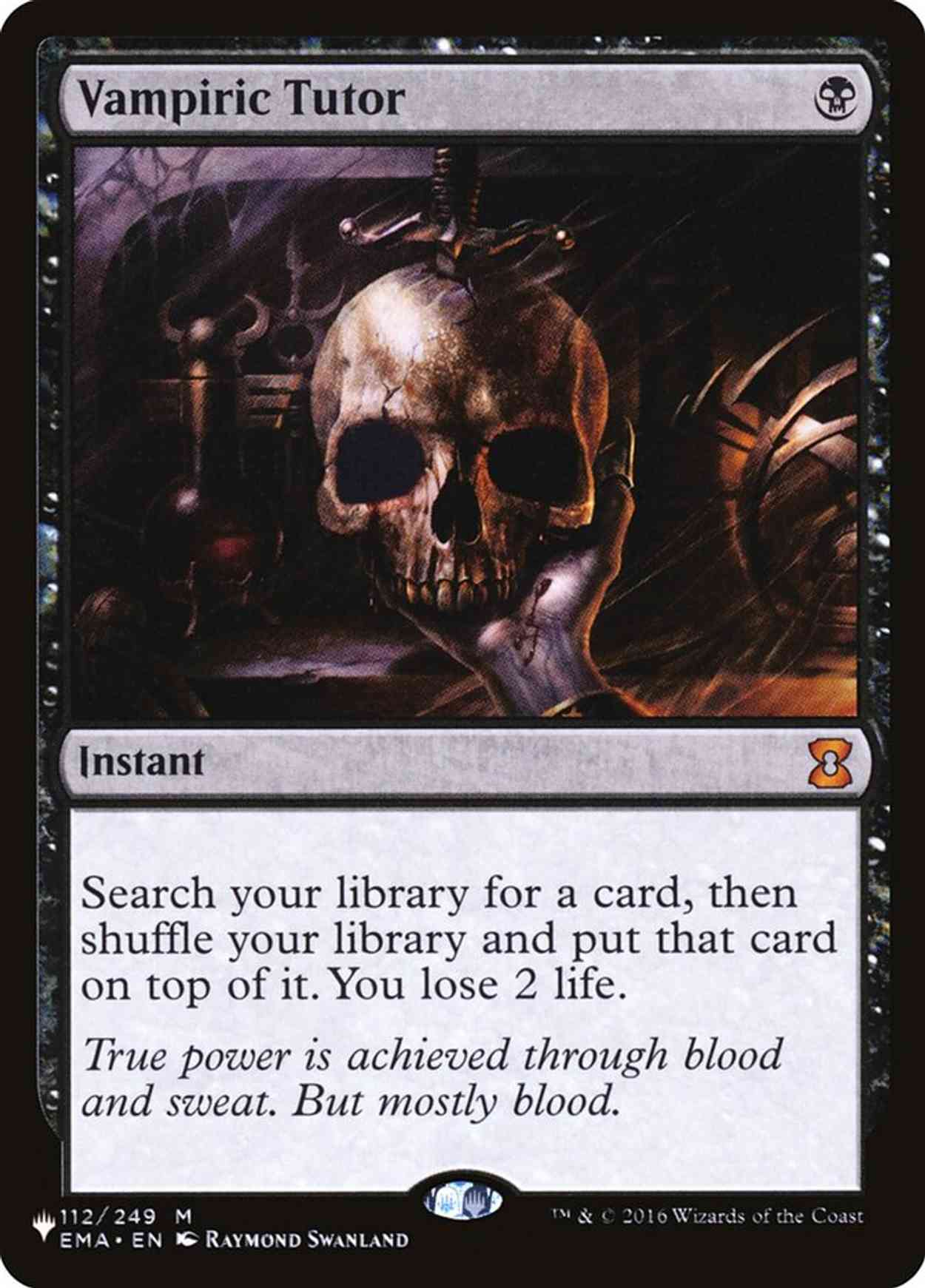Vampiric Tutor magic card front