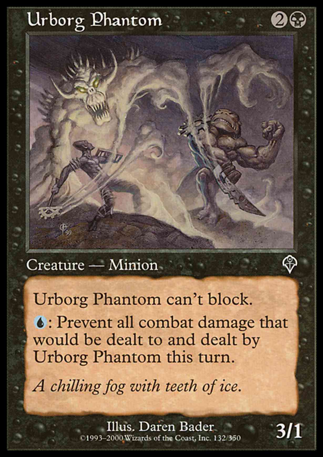 Urborg Phantom magic card front