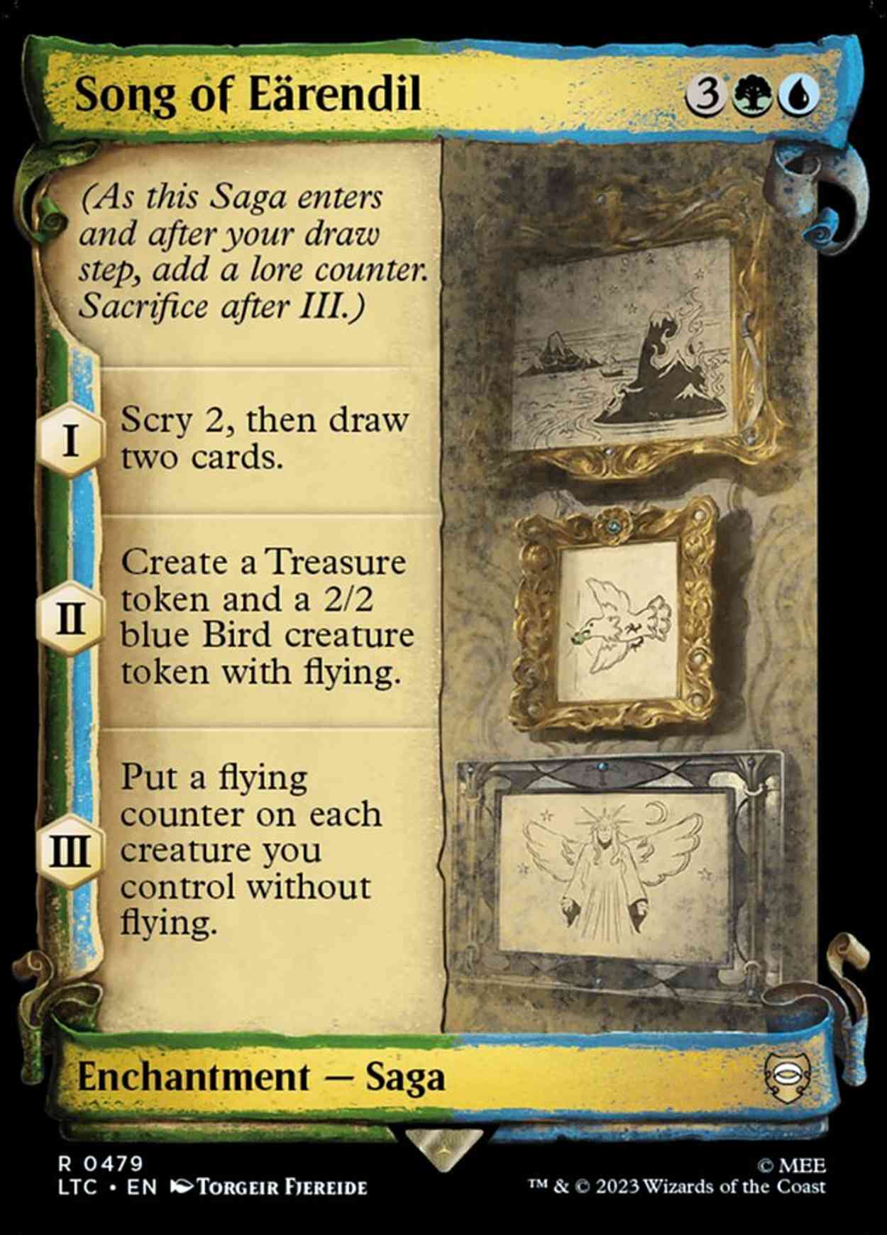 Song of Eärendil (Showcase Scrolls) magic card front