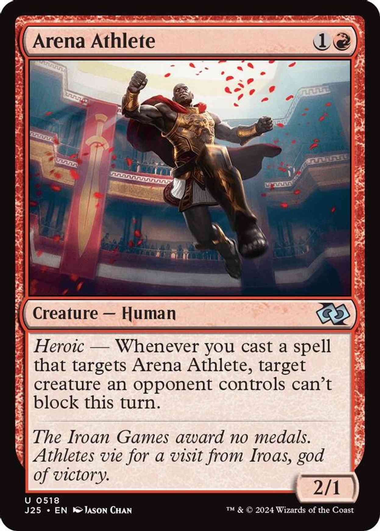 Arena Athlete magic card front