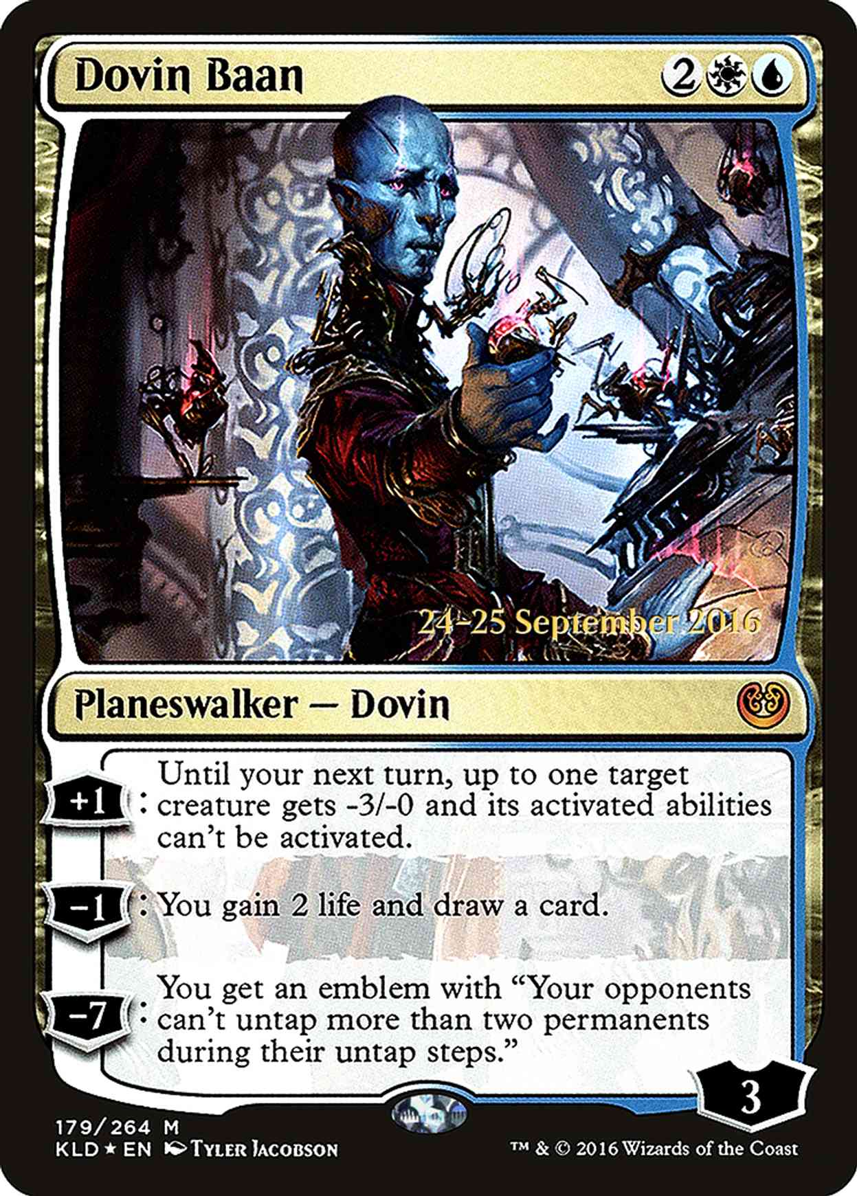 Dovin Baan magic card front
