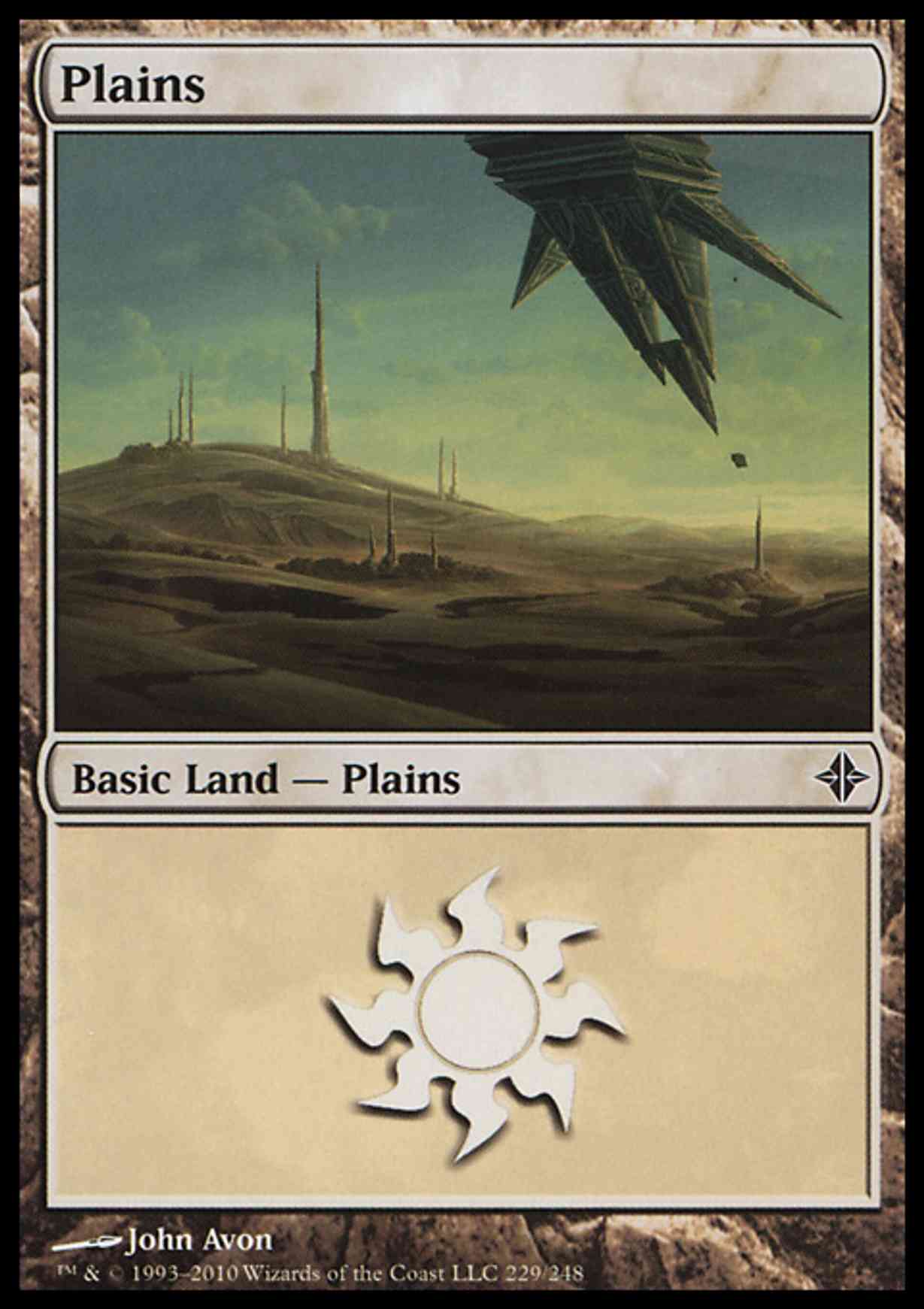 Plains (229) magic card front