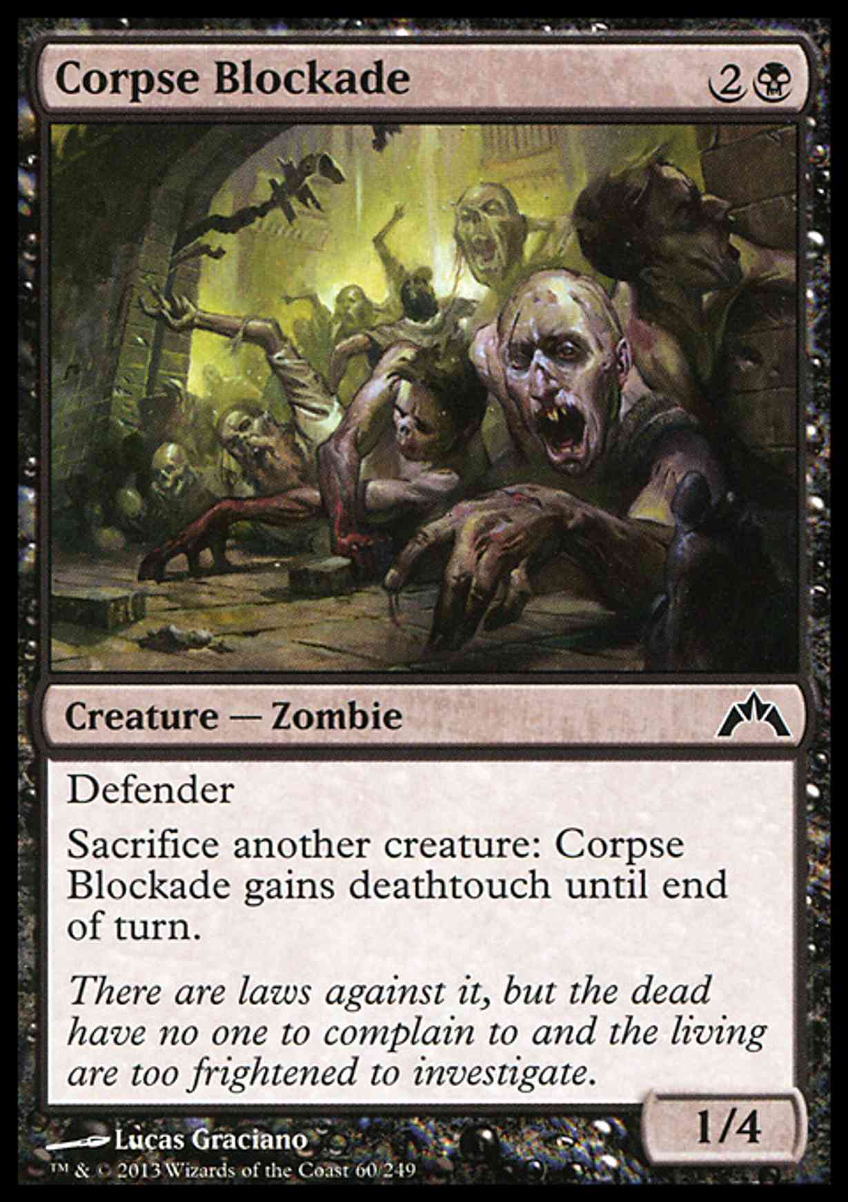 Corpse Blockade magic card front