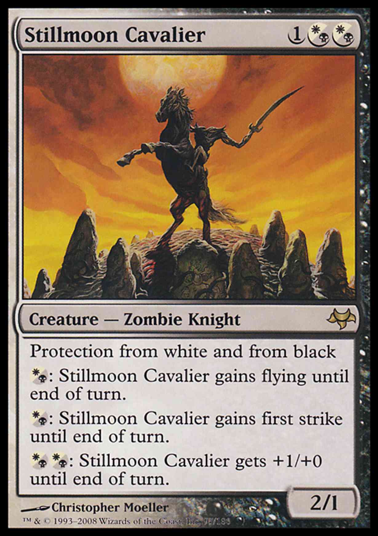 Stillmoon Cavalier magic card front