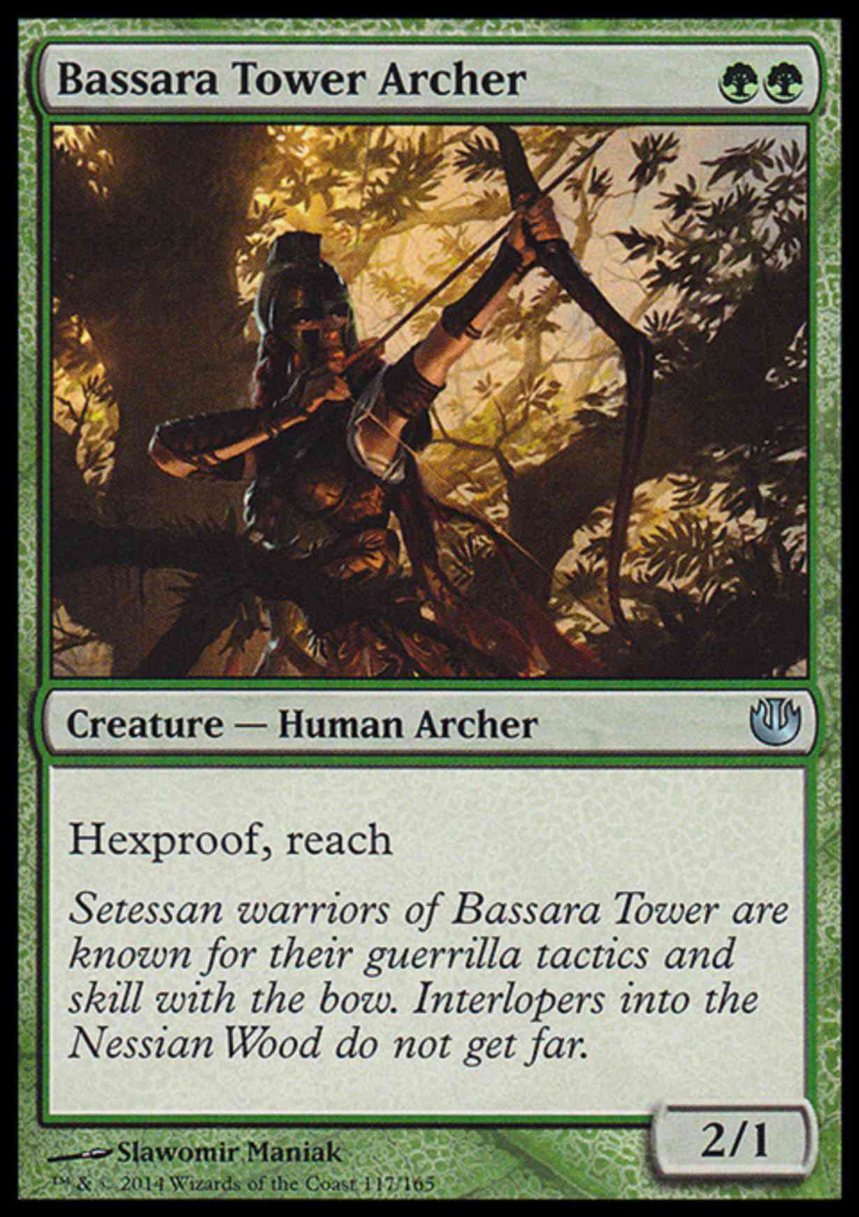 Bassara Tower Archer magic card front