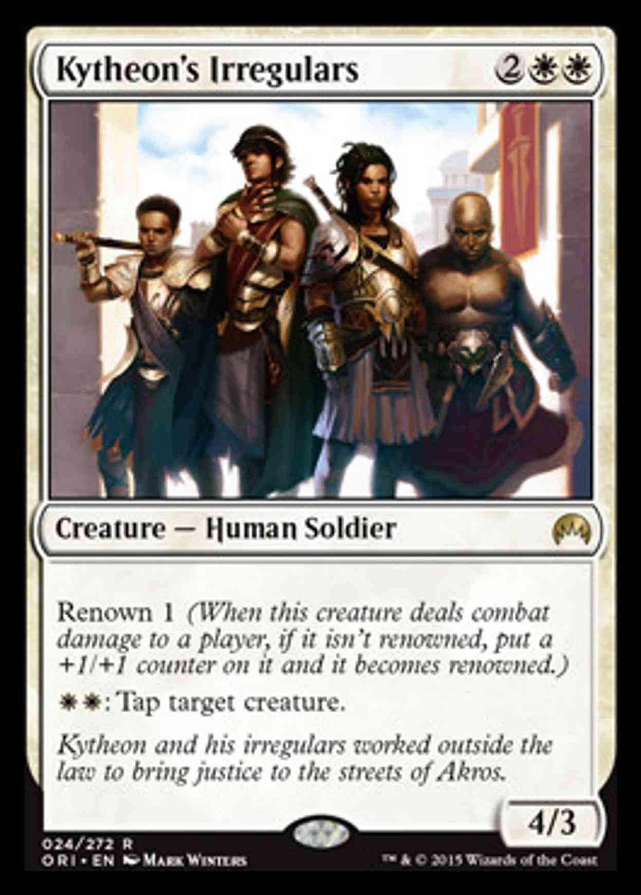 Kytheon's Irregulars magic card front