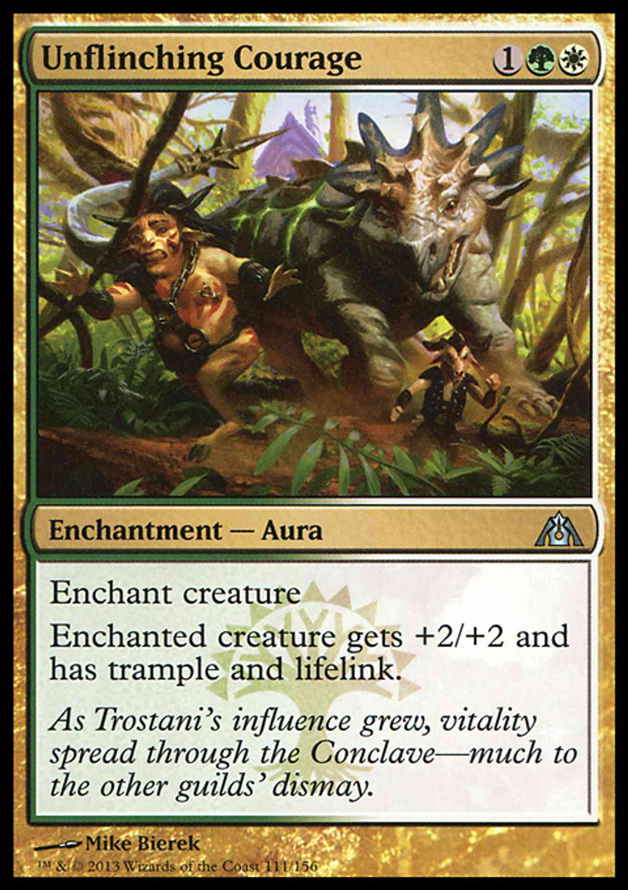 Unflinching Courage magic card front