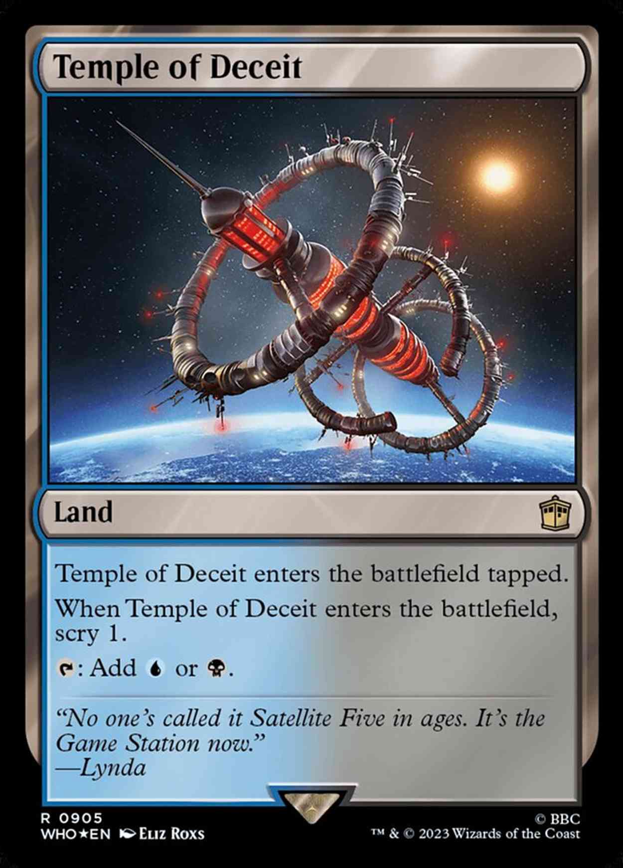 Temple of Deceit (Surge Foil) magic card front