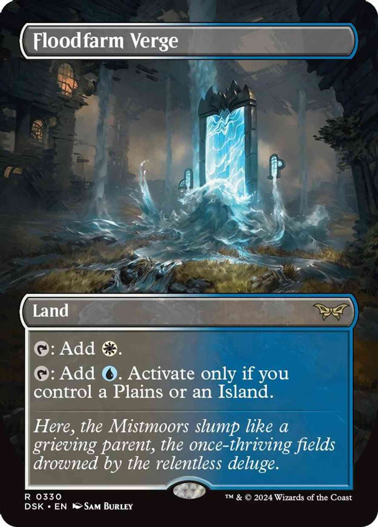 Floodfarm Verge (Borderless) magic card front