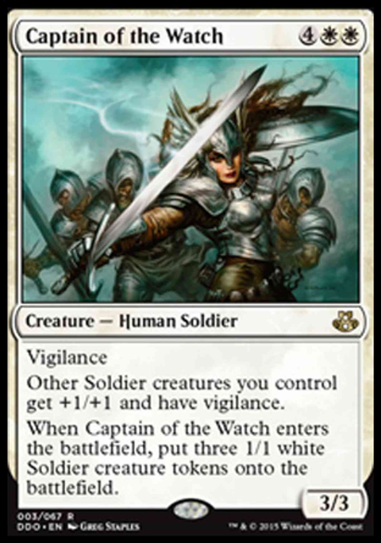 Captain of the Watch magic card front