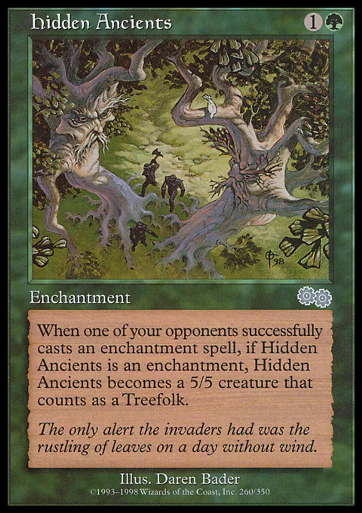 Hidden Ancients magic card front