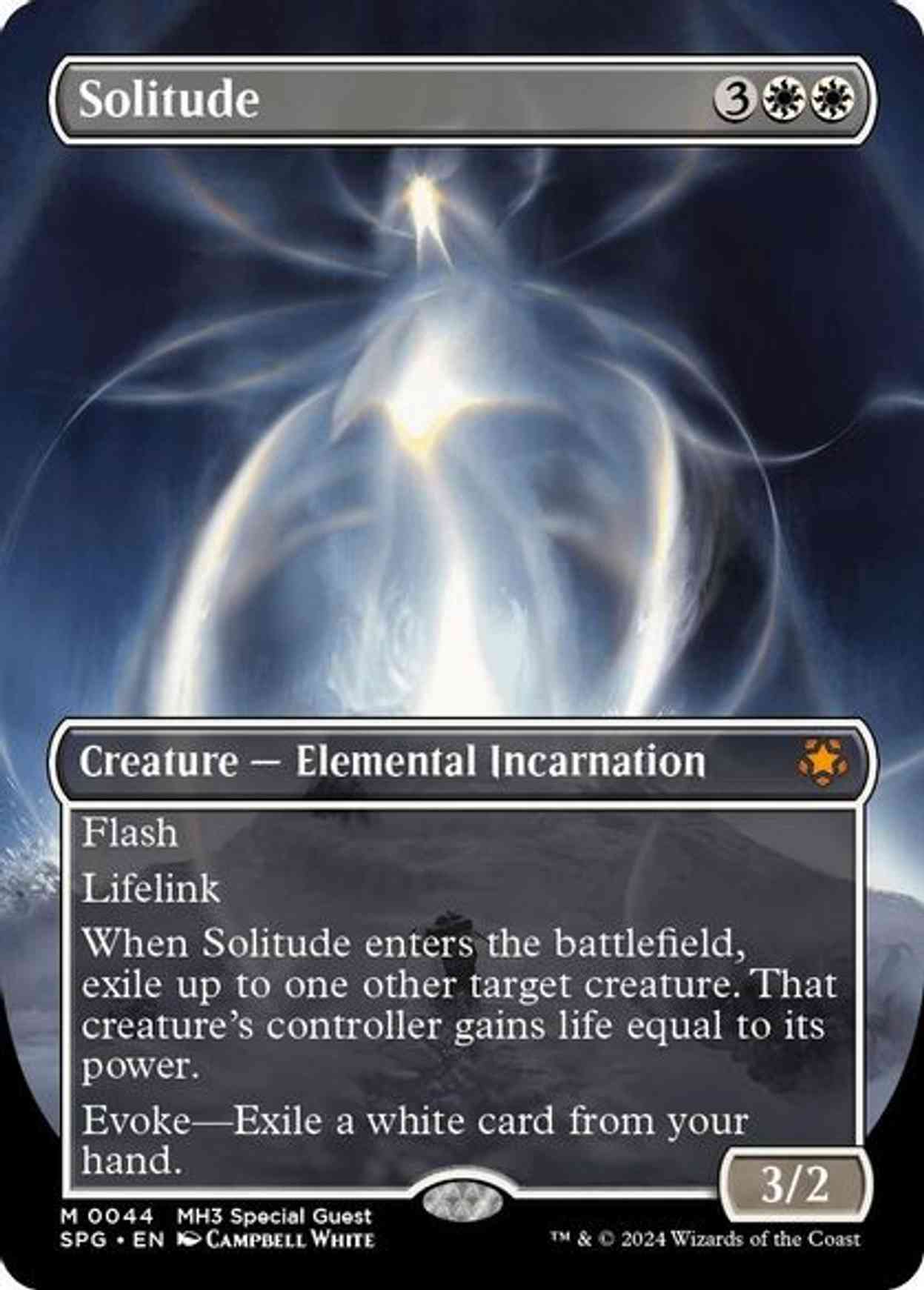 Solitude (Borderless) magic card front