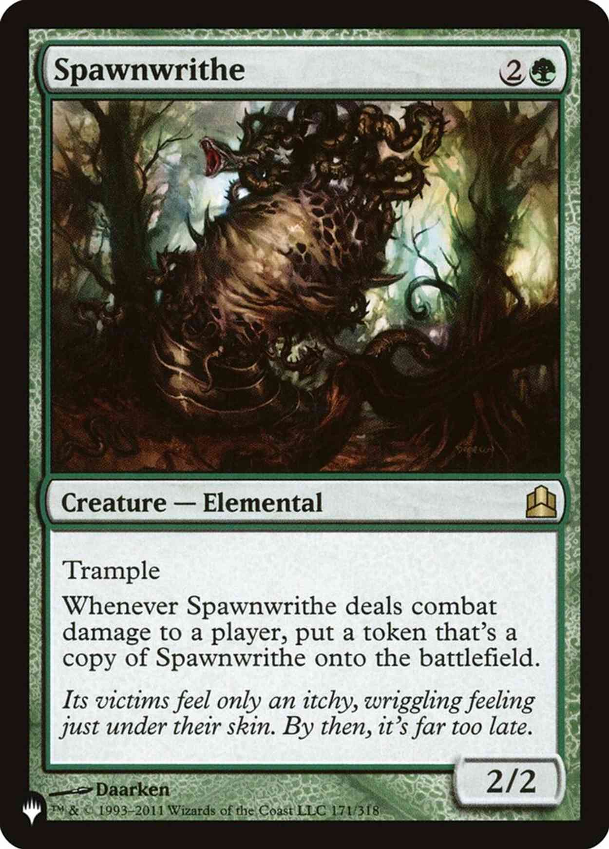 Spawnwrithe magic card front