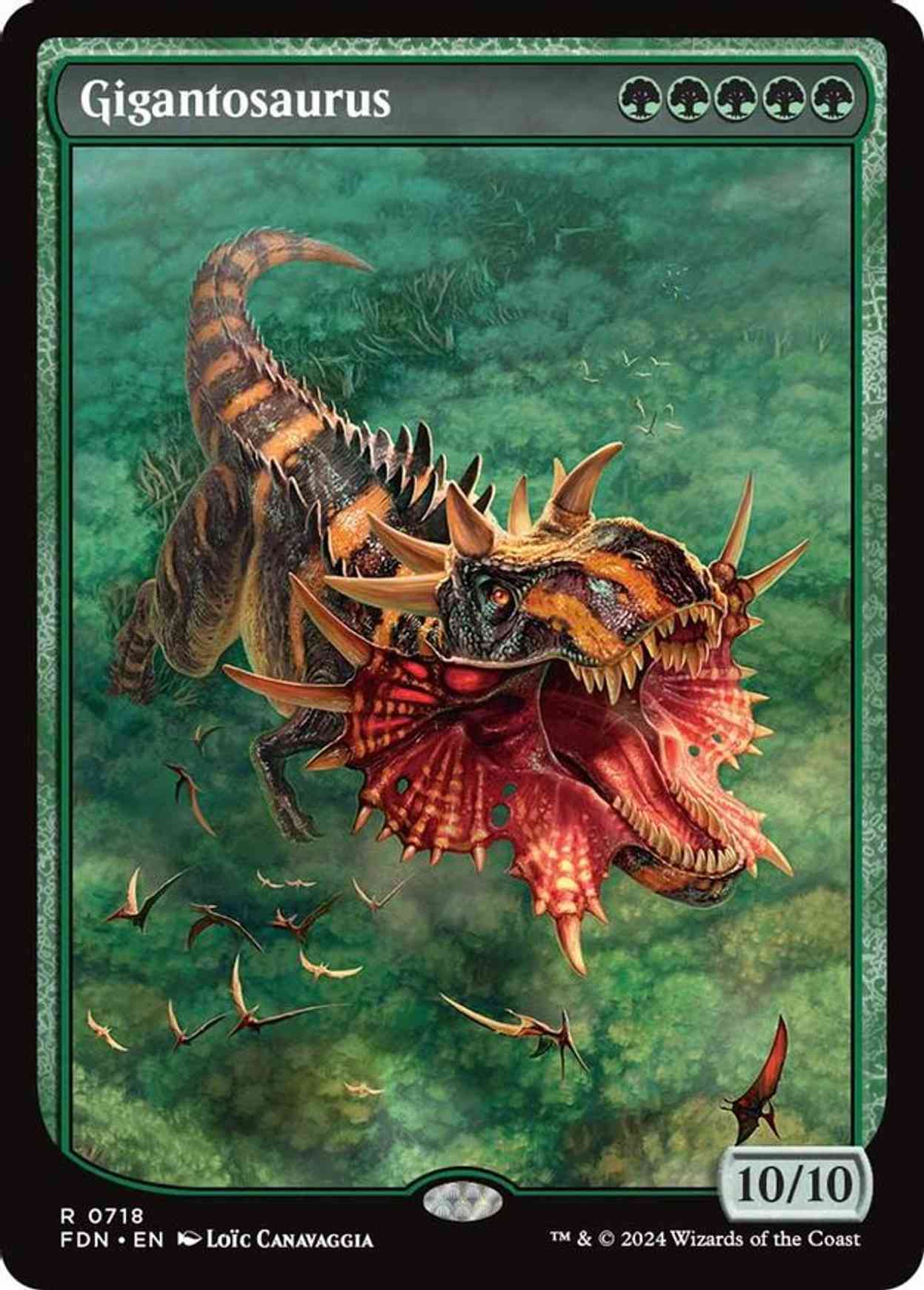 Gigantosaurus (Full Art) magic card front