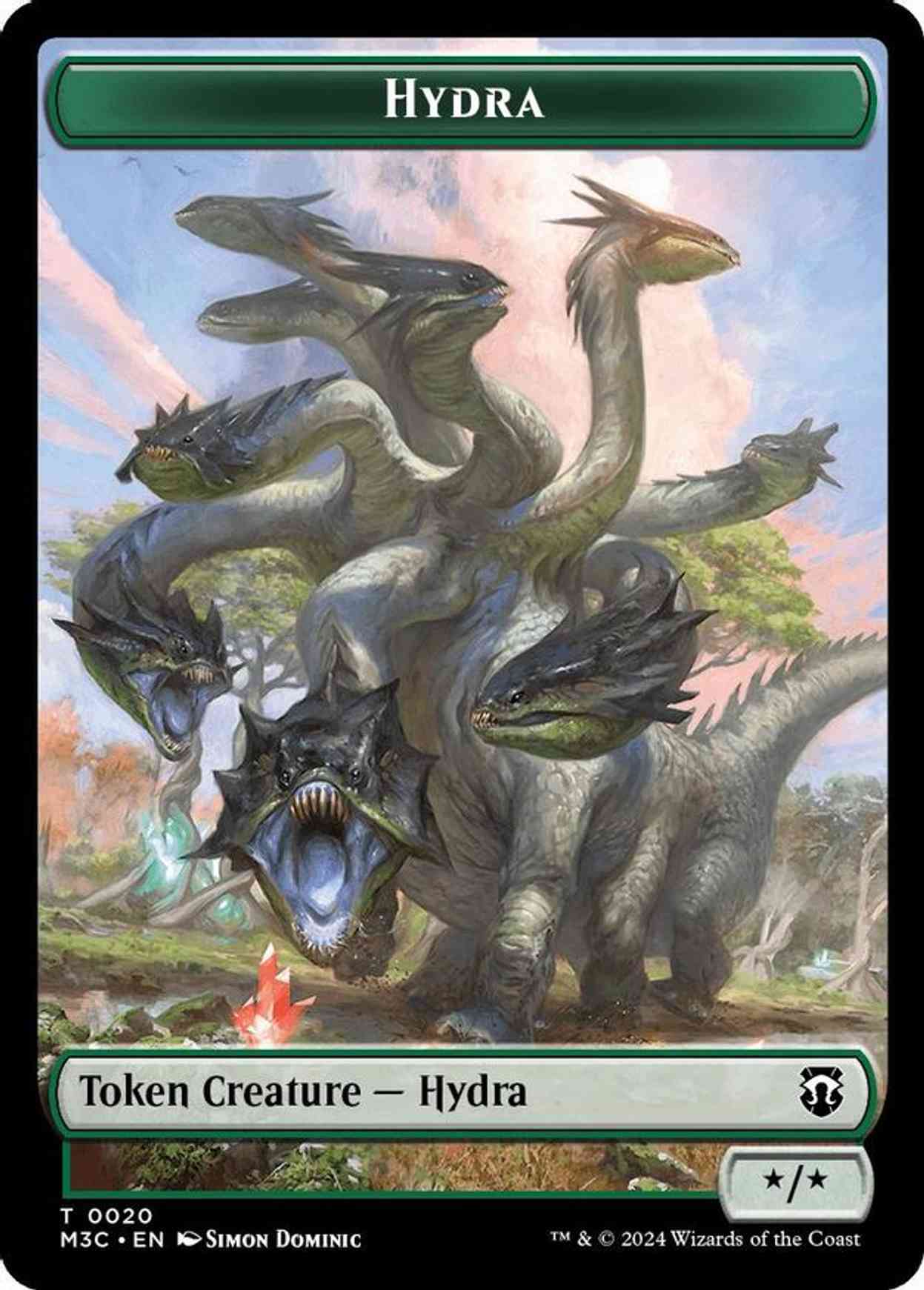 Hydra // Boar Double-Sided Token magic card front