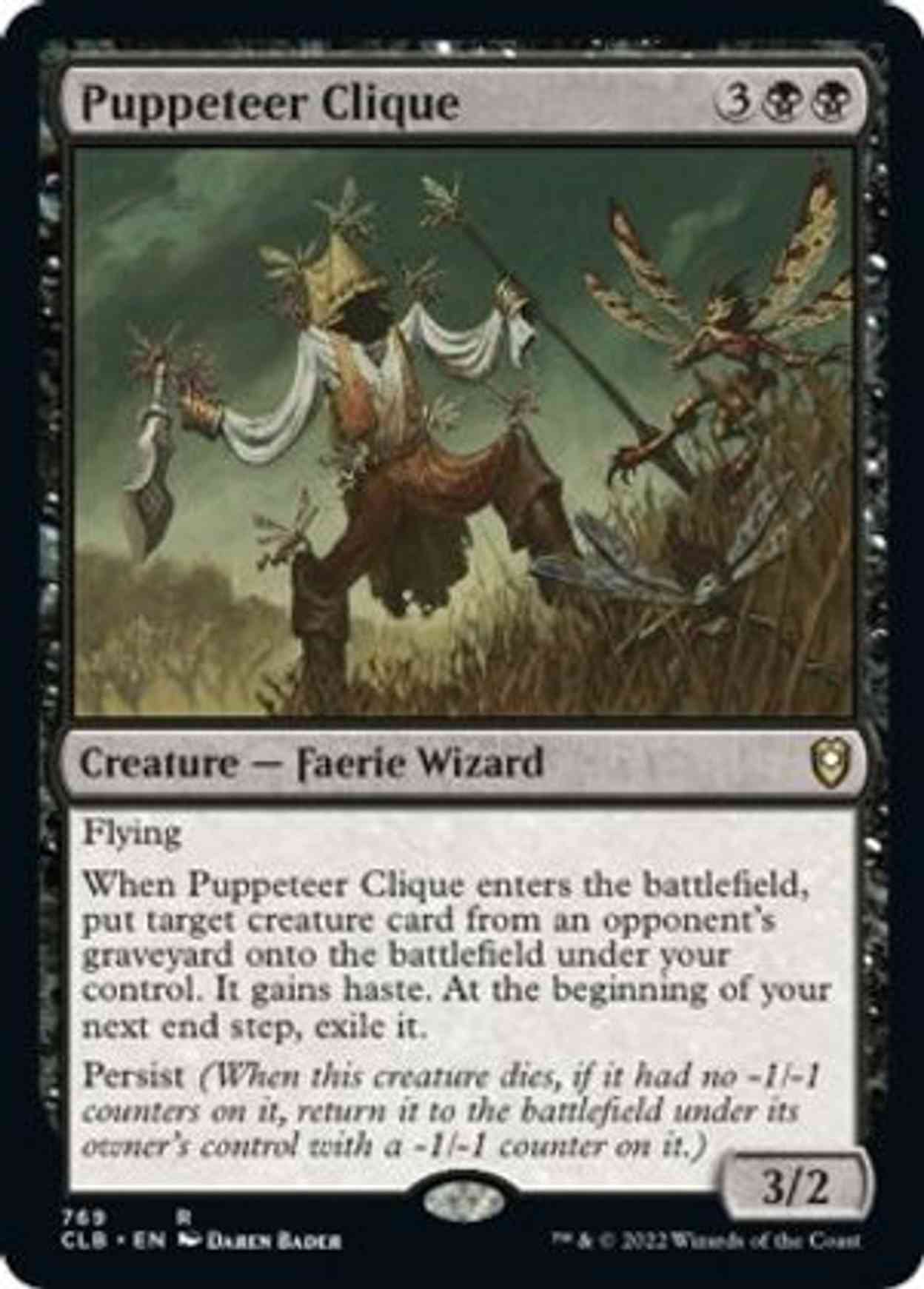 Puppeteer Clique magic card front
