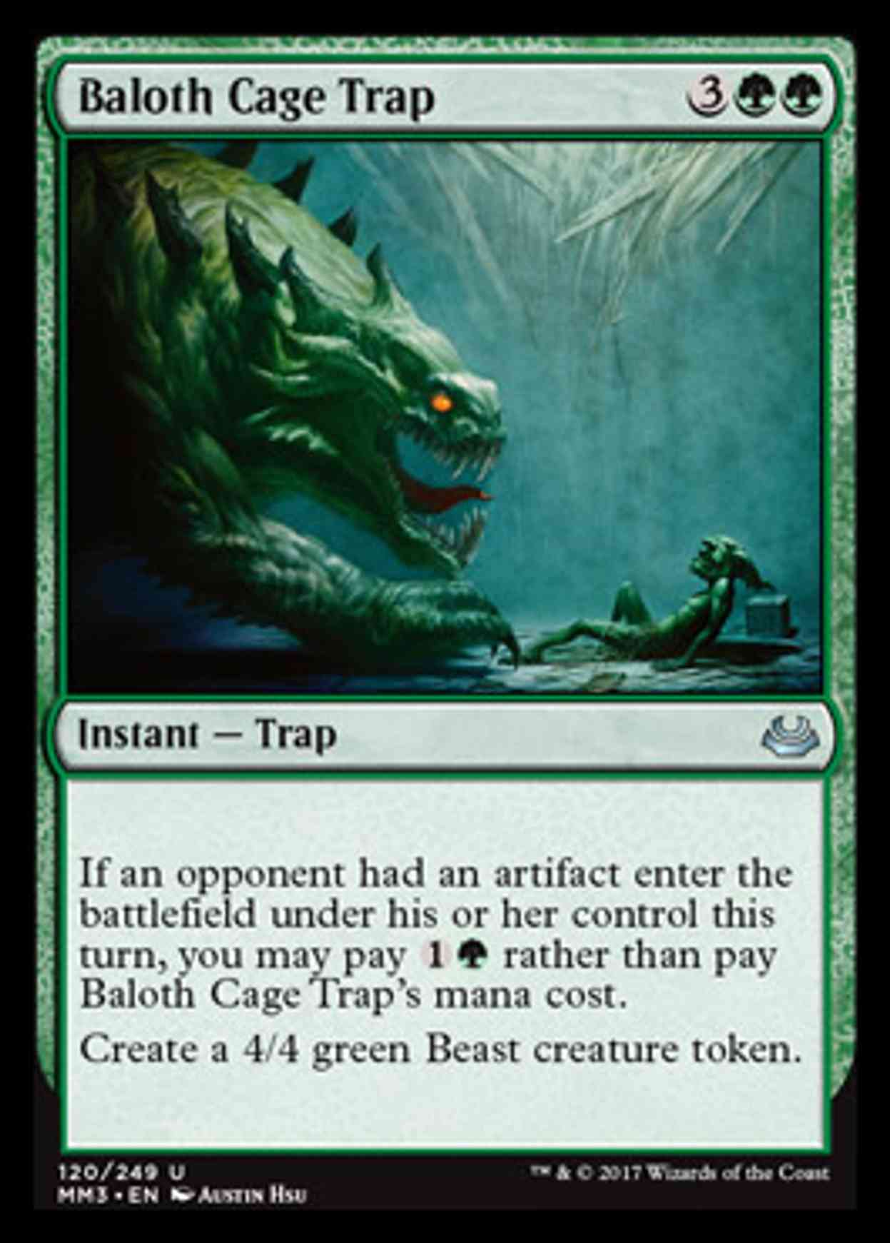 Baloth Cage Trap magic card front