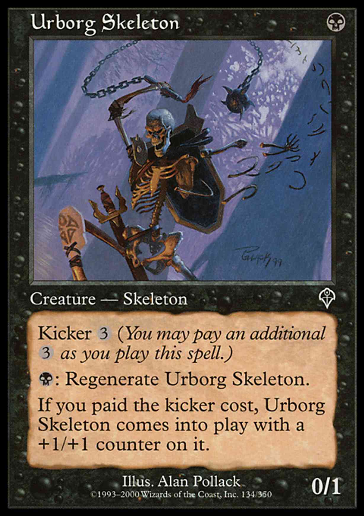Urborg Skeleton magic card front