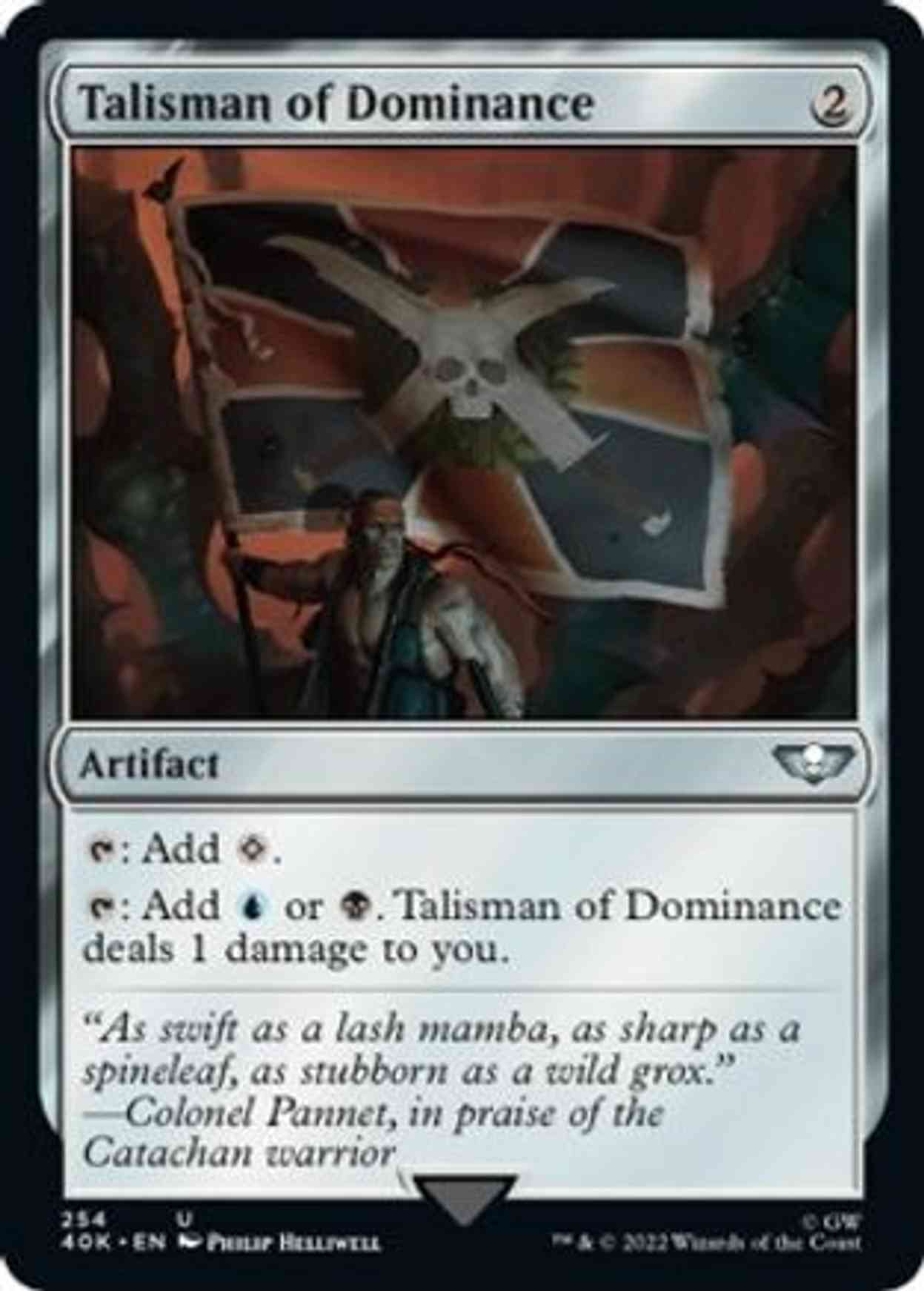 Talisman of Dominance (254) (Surge Foil) magic card front