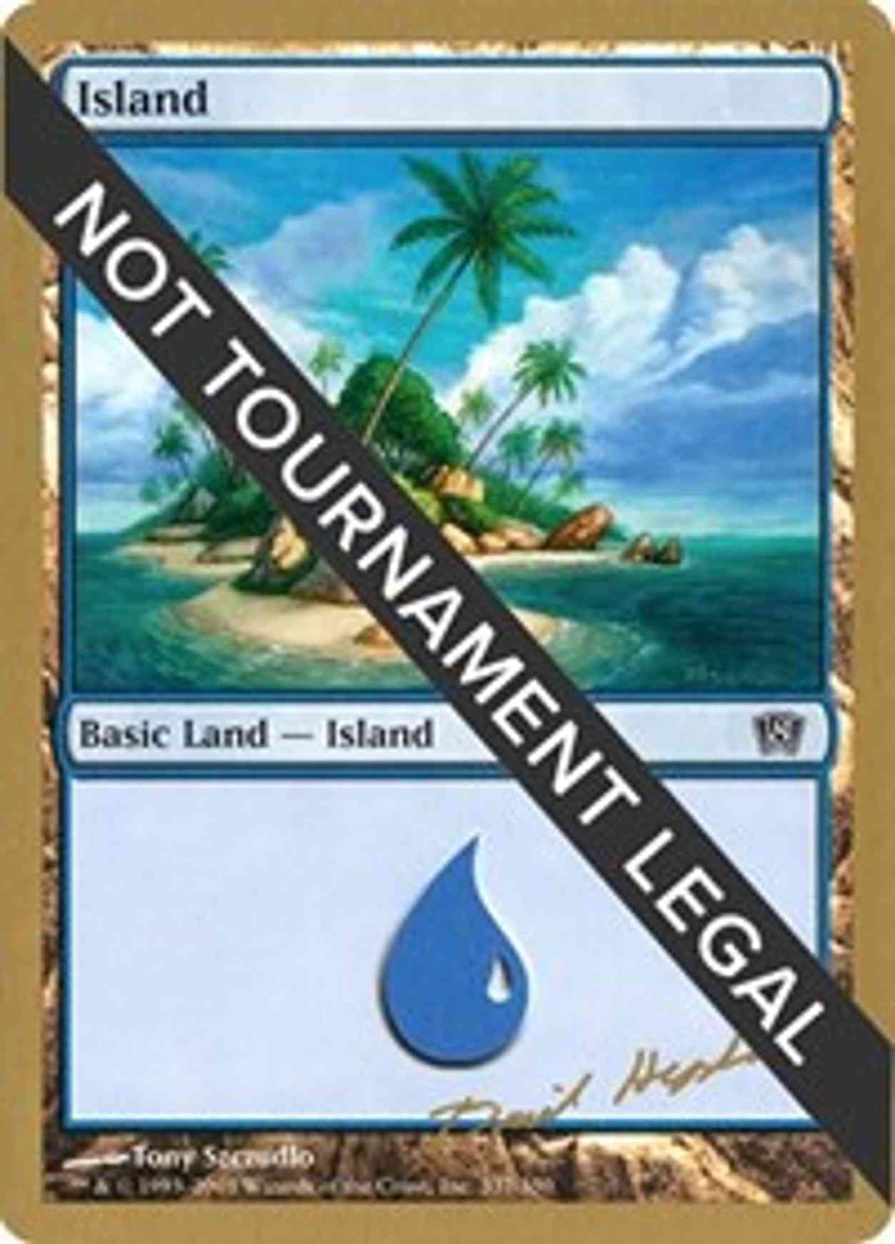 Island (337) - 2003 Daniel Zink (8ED) magic card front