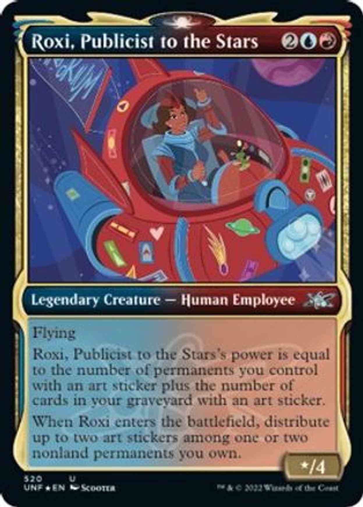 Roxi, Publicist to the Stars (Showcase) (Galaxy Foil) magic card front
