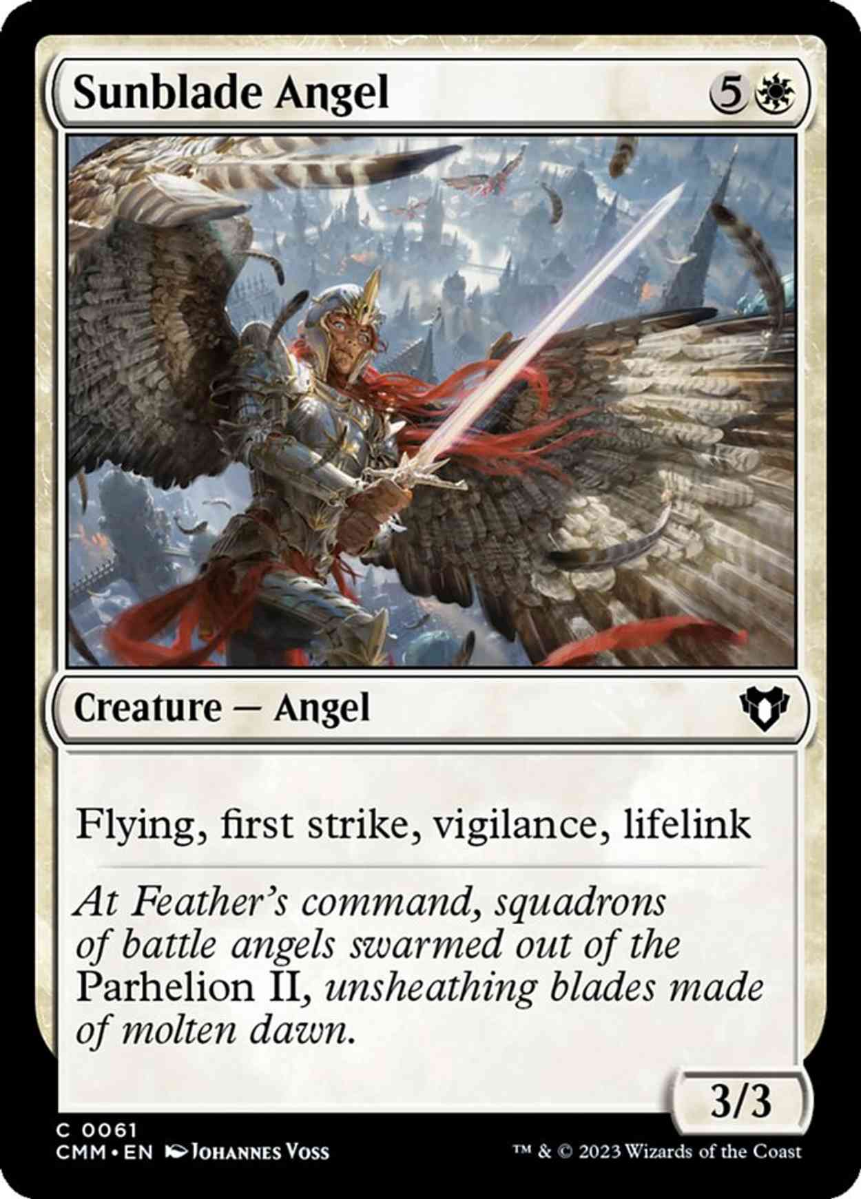 Sunblade Angel magic card front