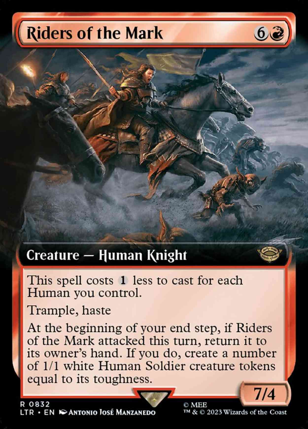 Riders of the Mark (Extended Art) magic card front