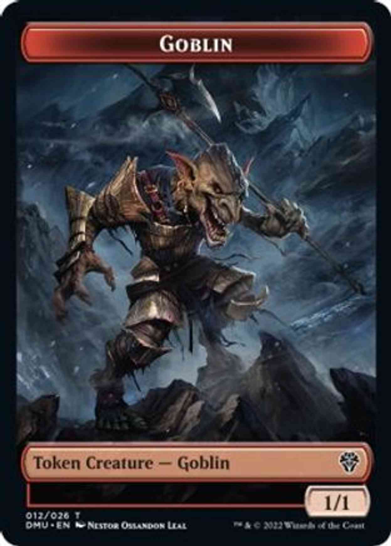 Goblin Token magic card front