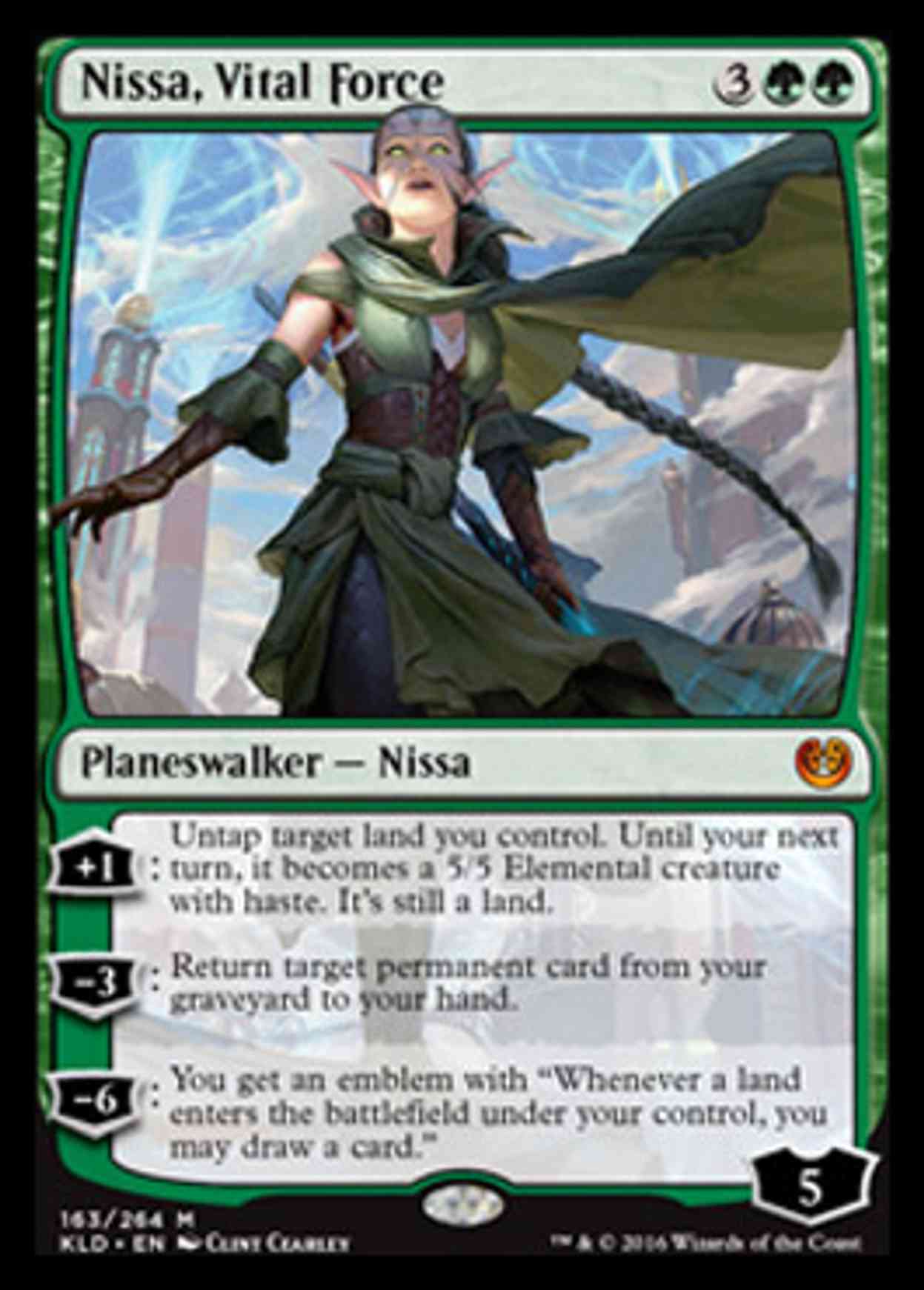 Nissa, Vital Force magic card front