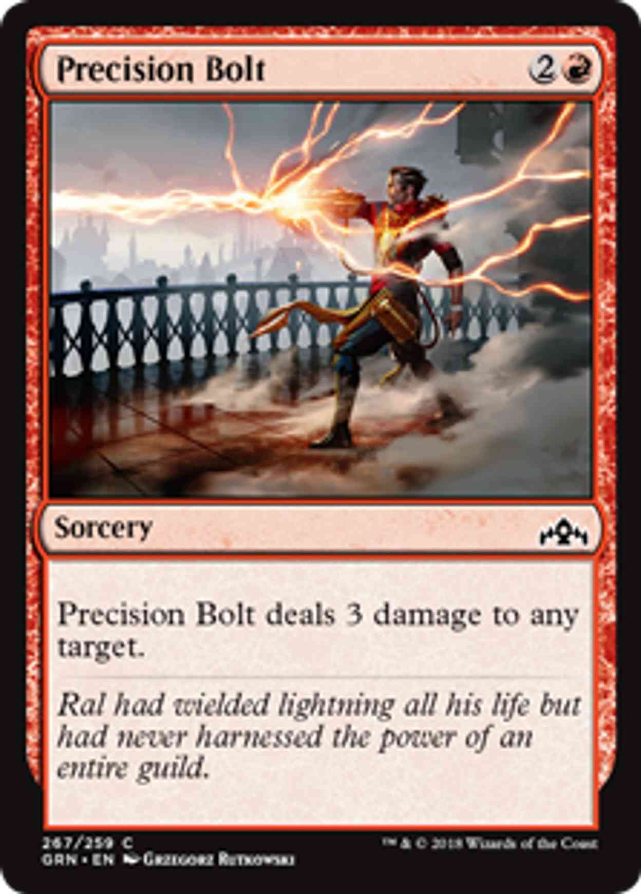 Precision Bolt magic card front