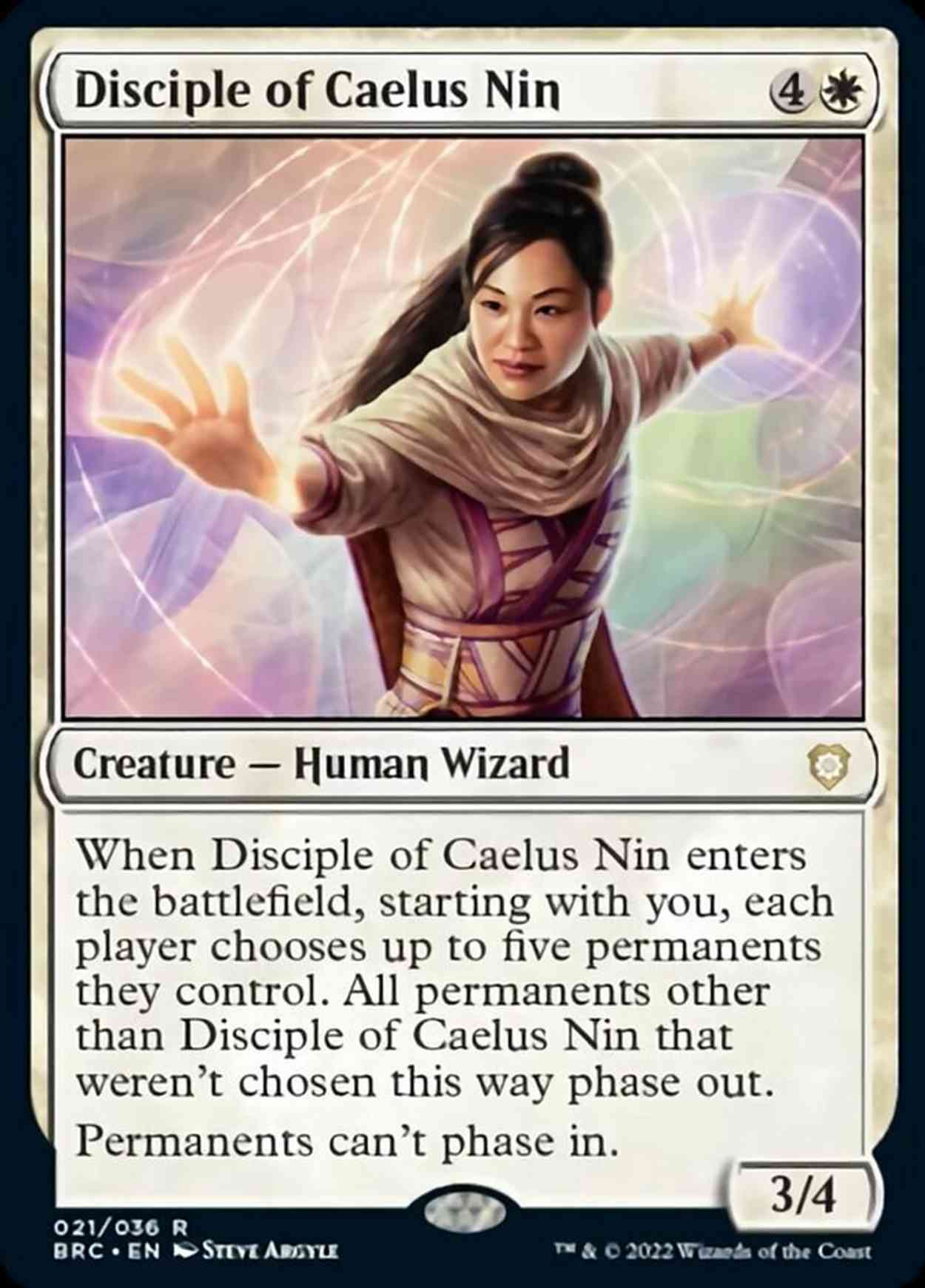 Disciple of Caelus Nin magic card front