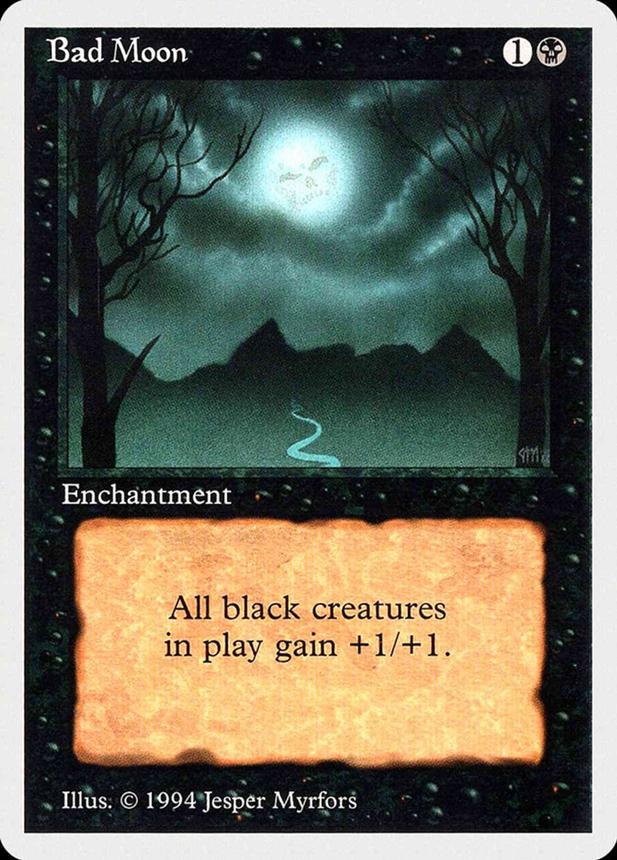 Bad Moon magic card front