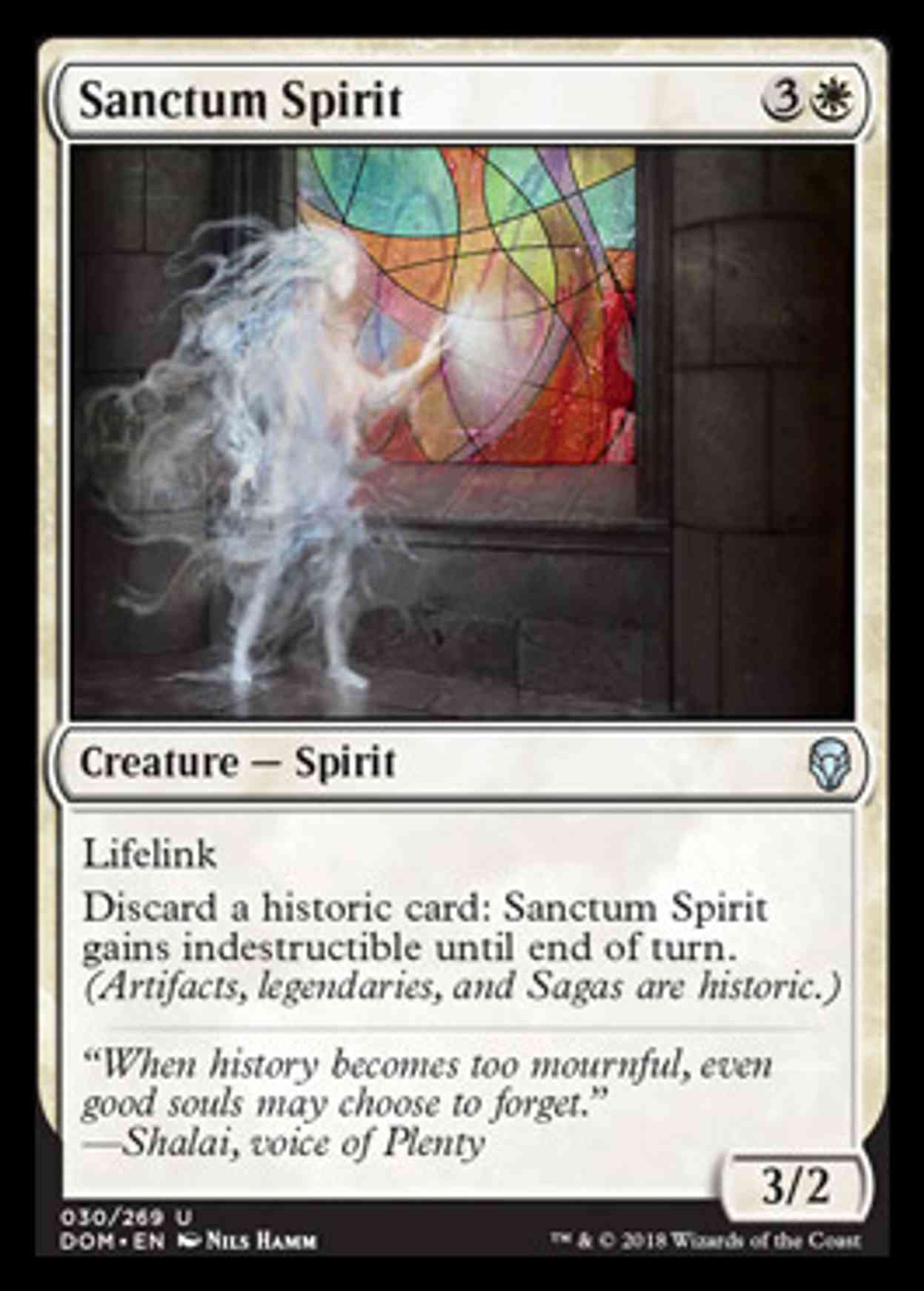 Sanctum Spirit magic card front