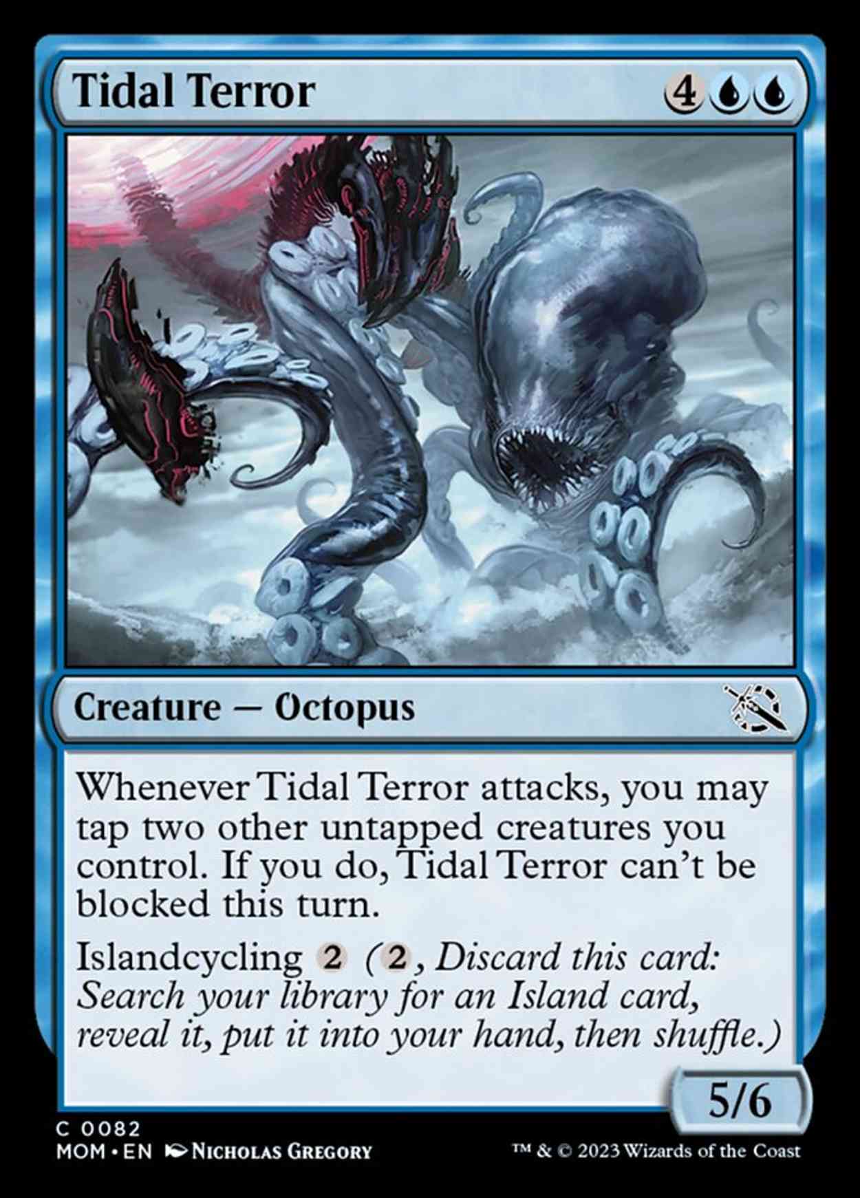 Tidal Terror magic card front