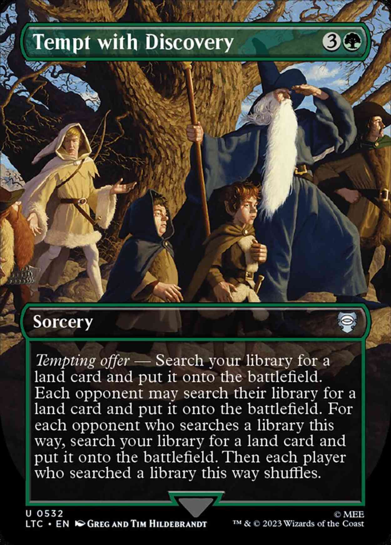 Tempt with Discovery (Borderless) magic card front