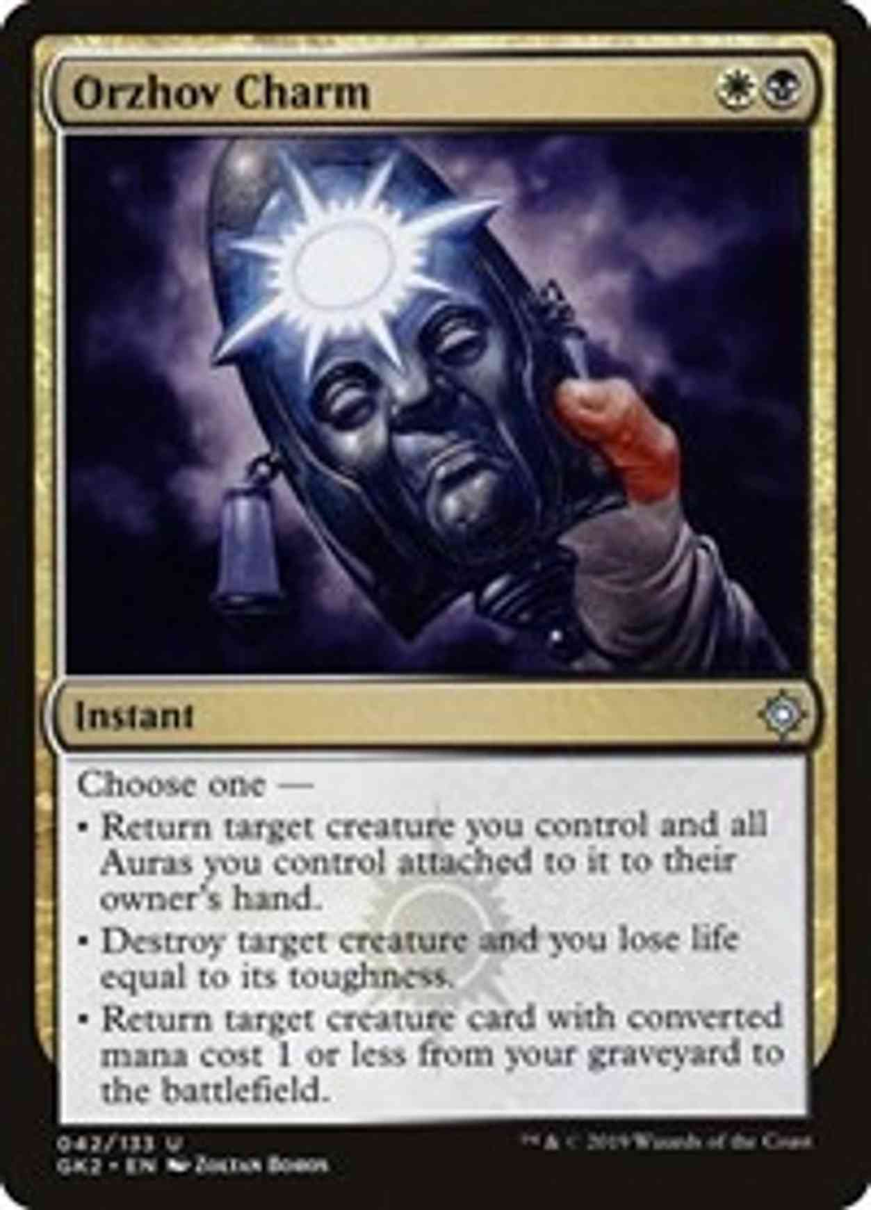 Orzhov Charm magic card front