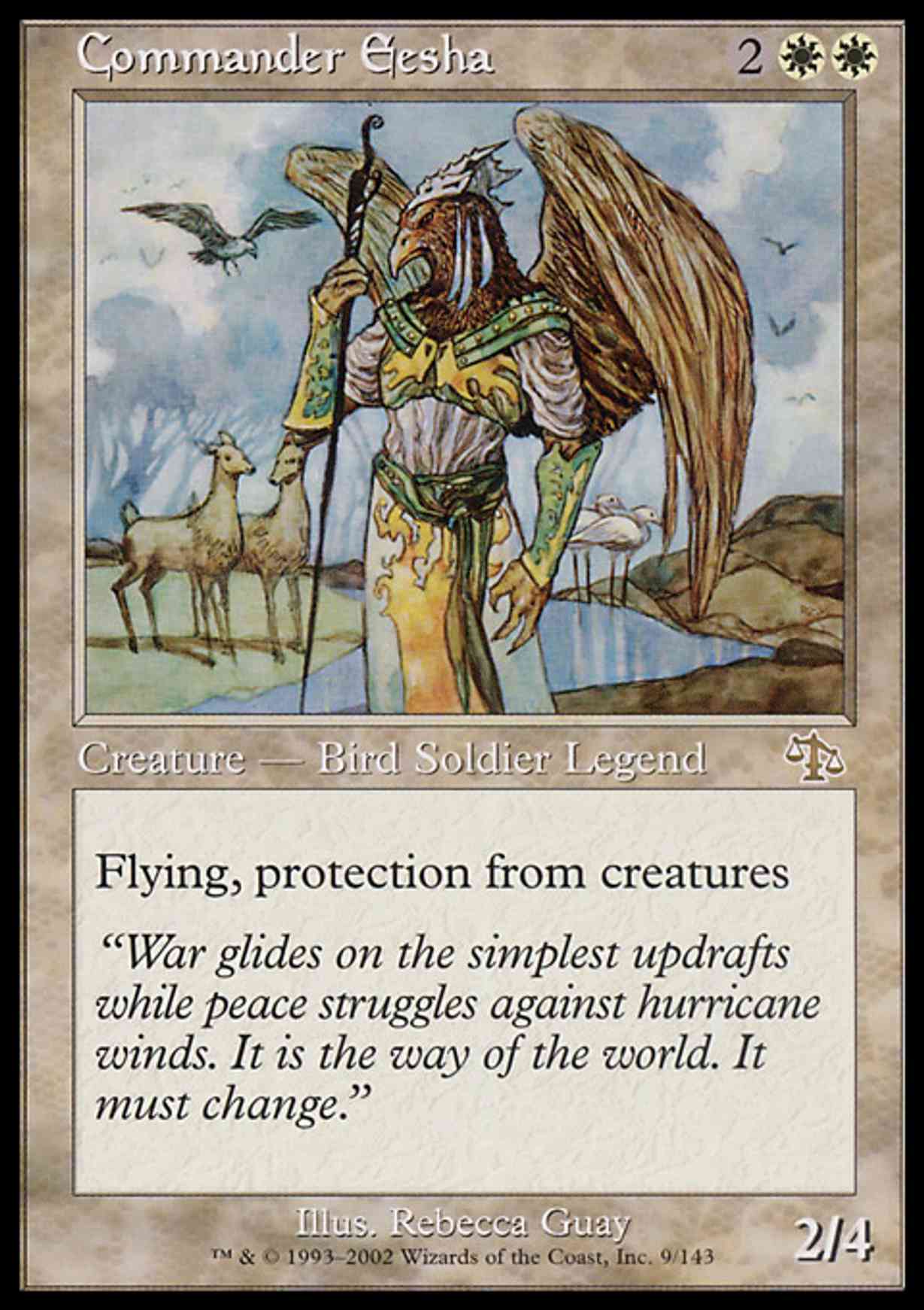 Commander Eesha magic card front