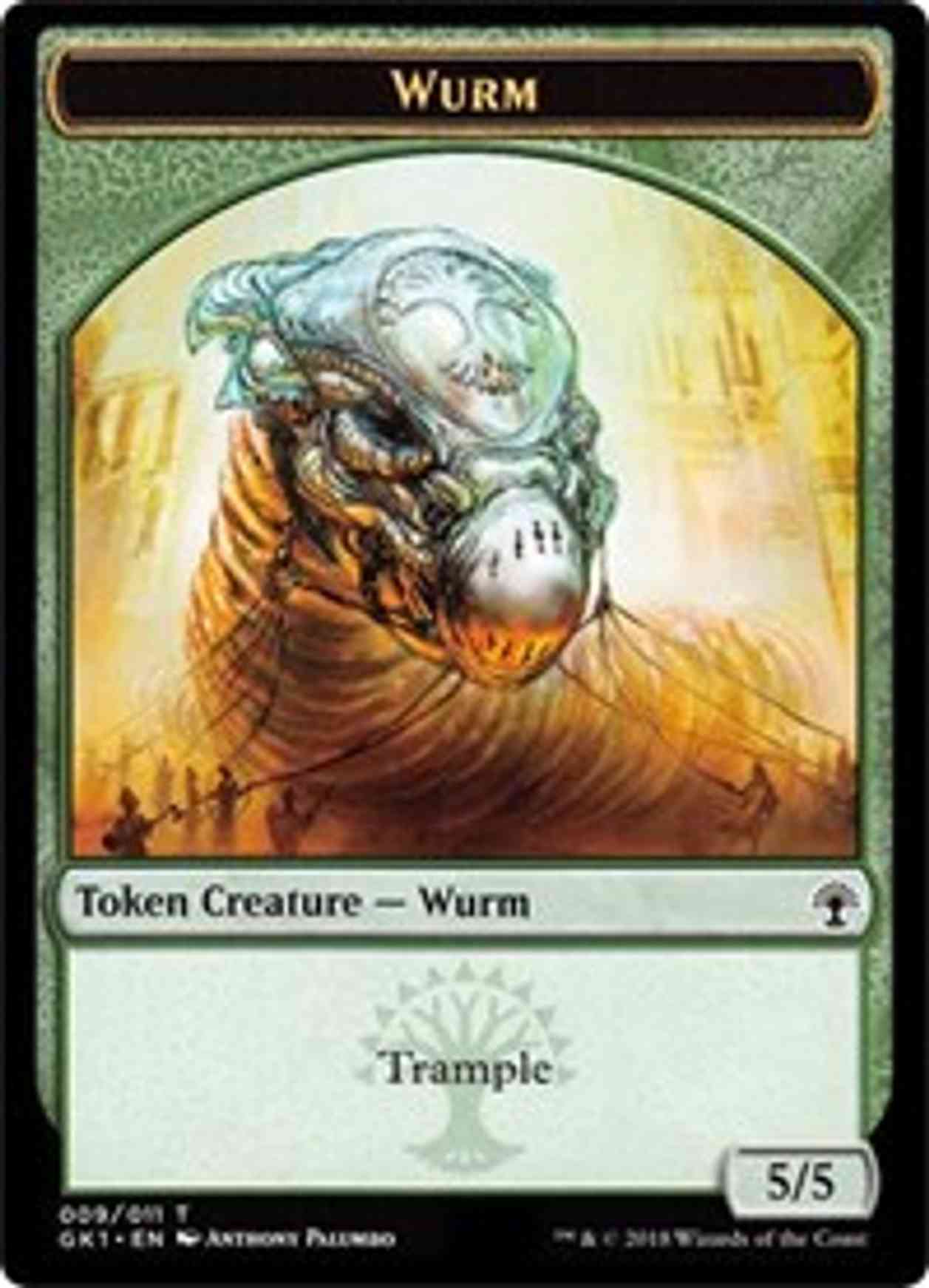 Saproling // Wurm Token magic card front