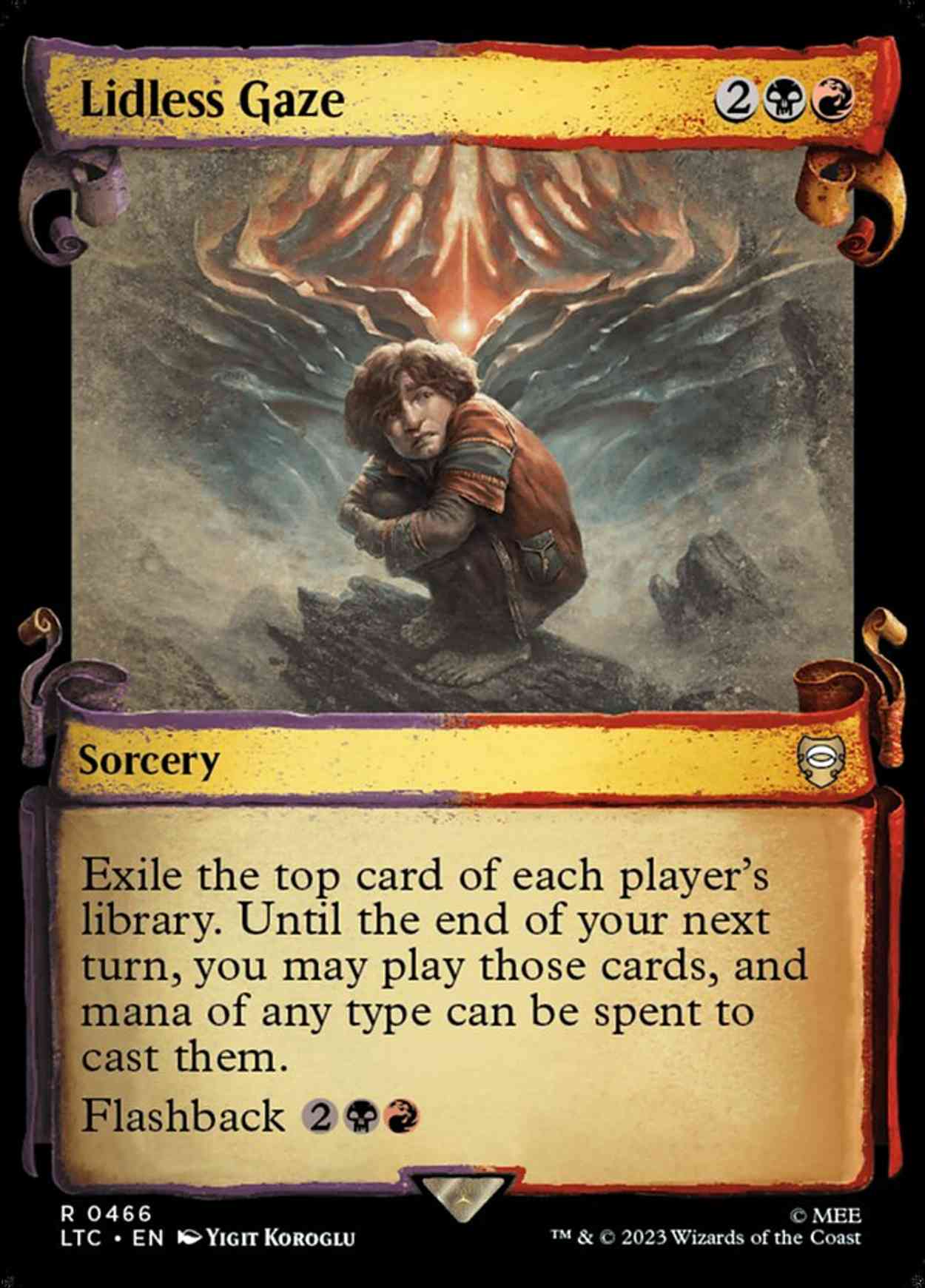 Lidless Gaze (Showcase Scrolls) magic card front