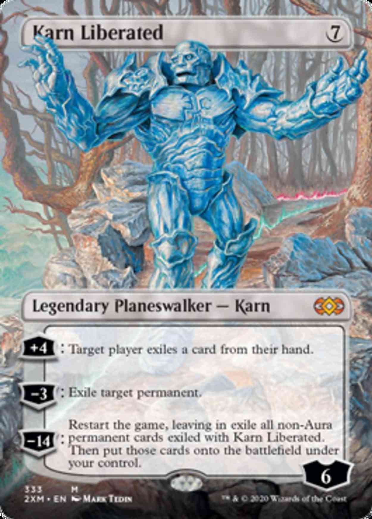 Karn Liberated (Borderless) magic card front