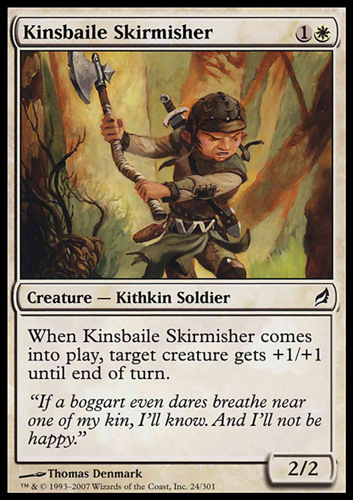 Kinsbaile Skirmisher magic card front