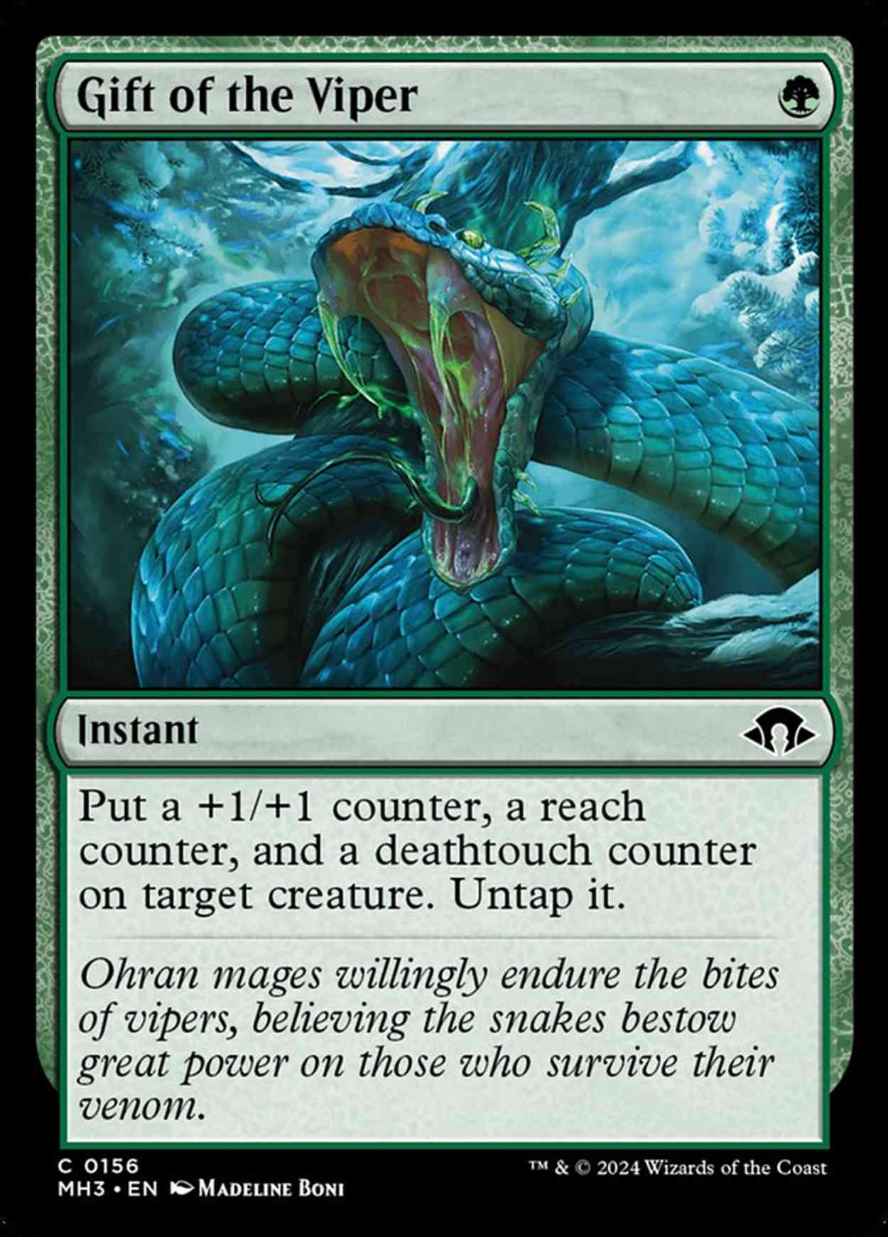 Gift of the Viper magic card front