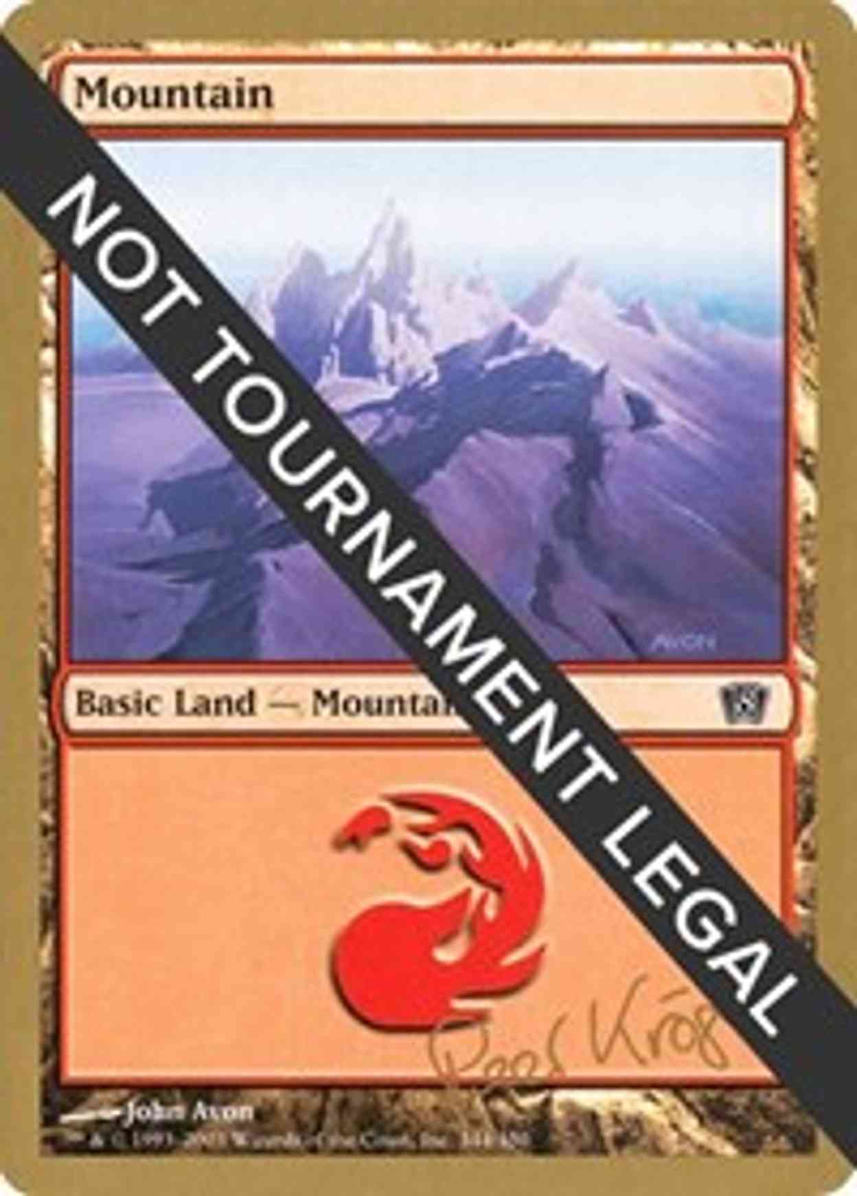 Mountain (344) - 2003 Peer Kroger (8ED) magic card front