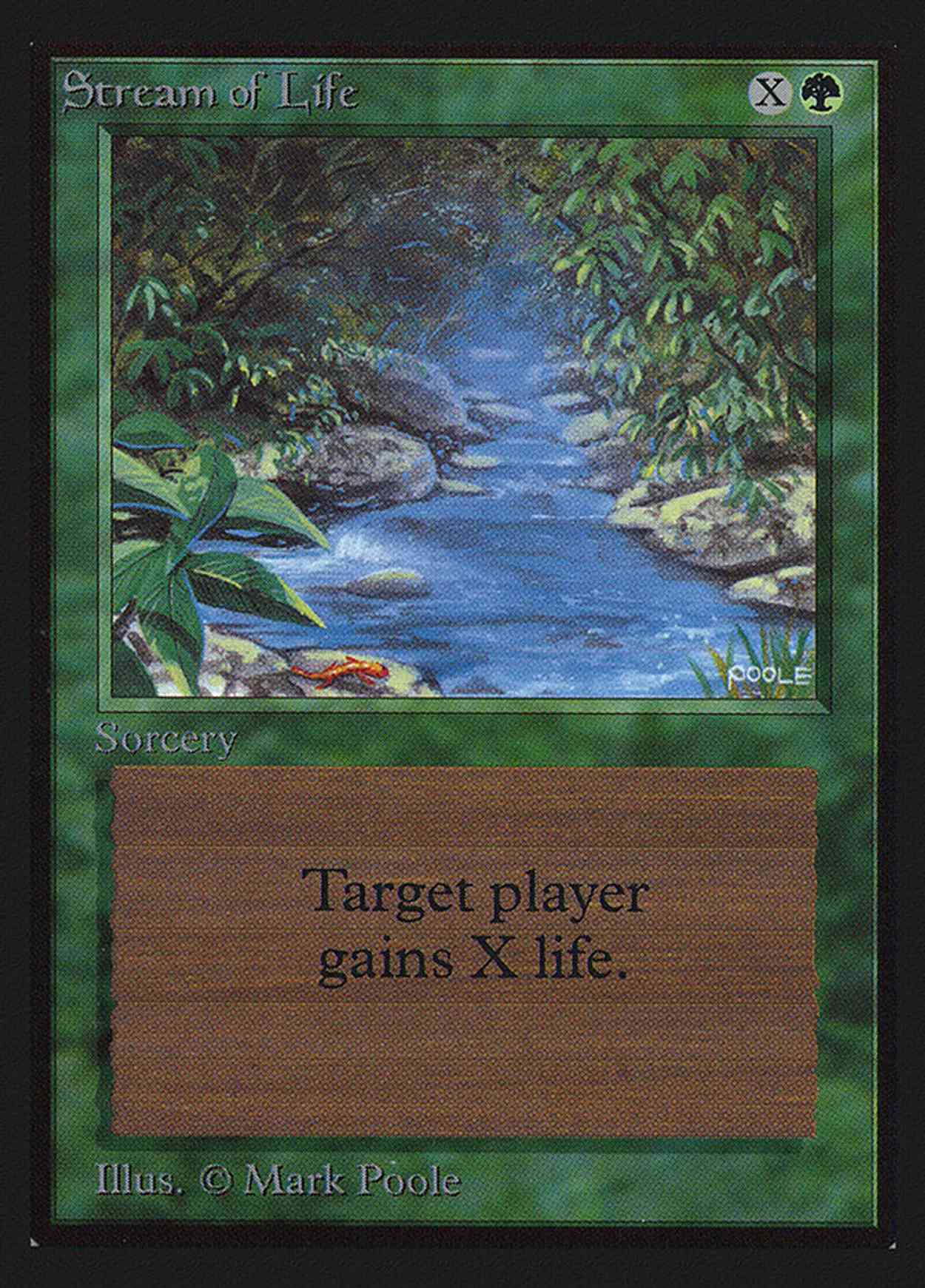 Stream of Life (IE) magic card front