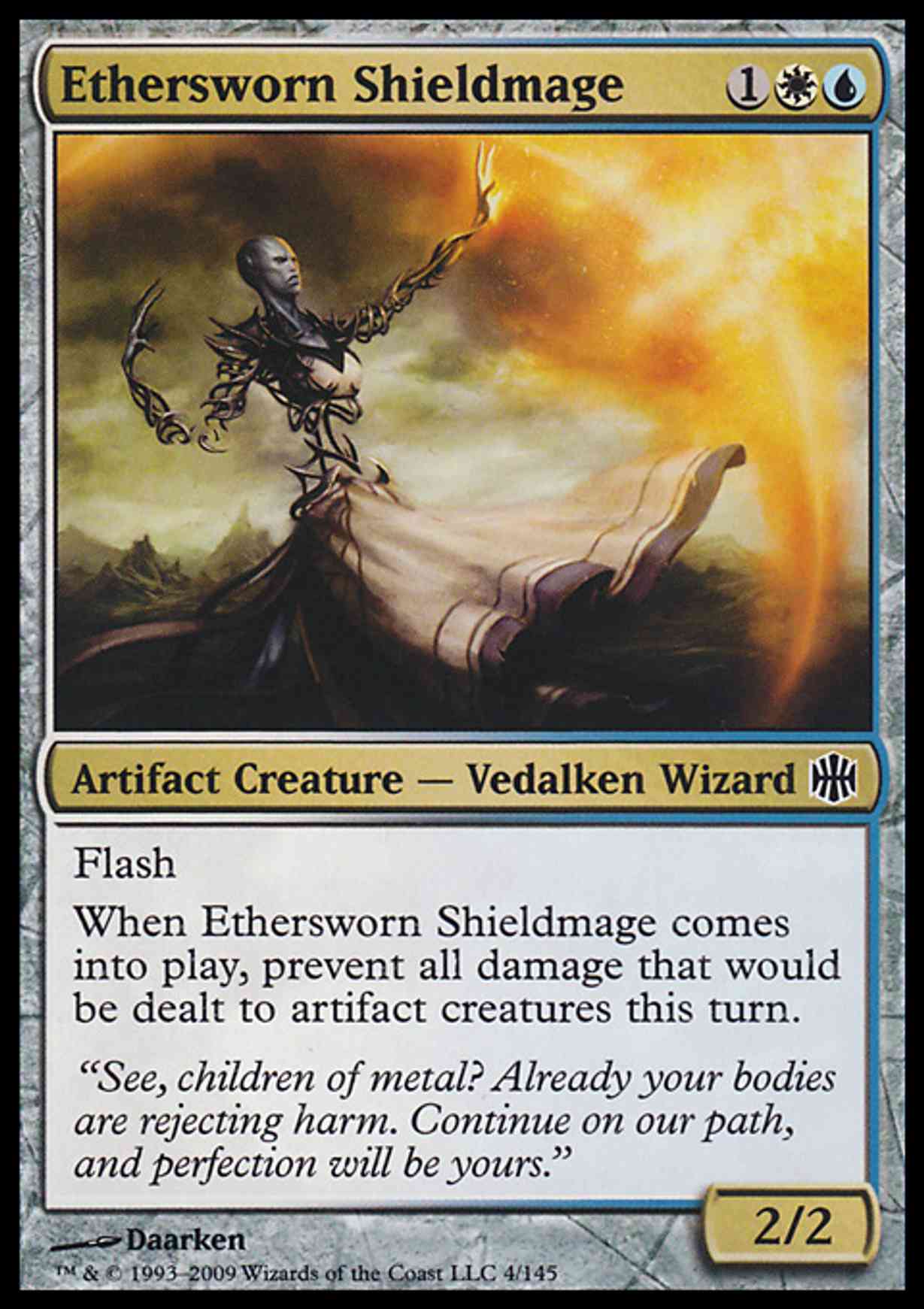 Ethersworn Shieldmage magic card front