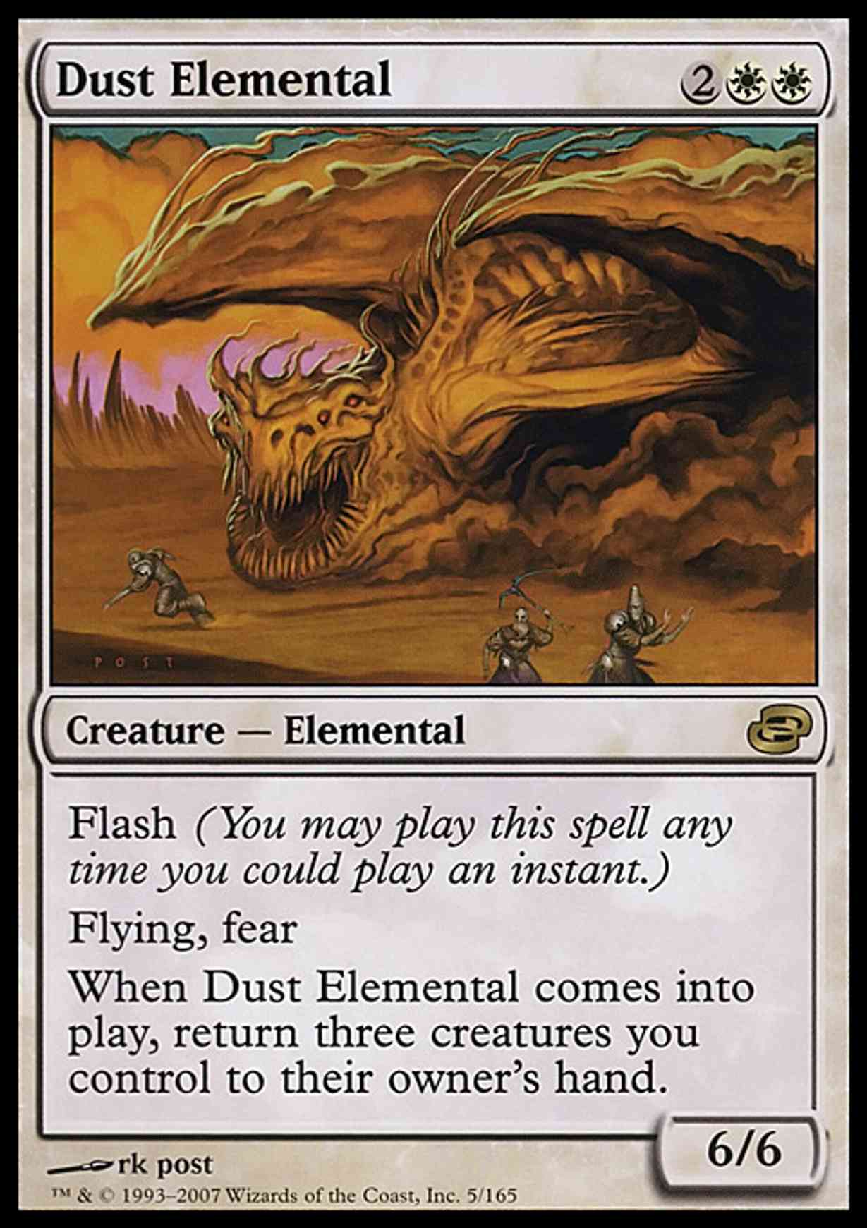 Dust Elemental magic card front